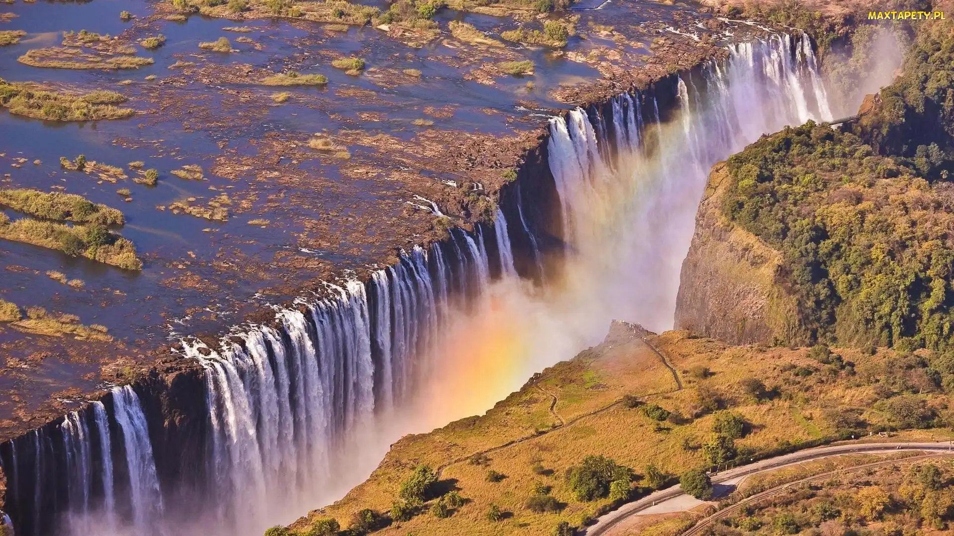 Wodospad, Wiktorii, Zambia