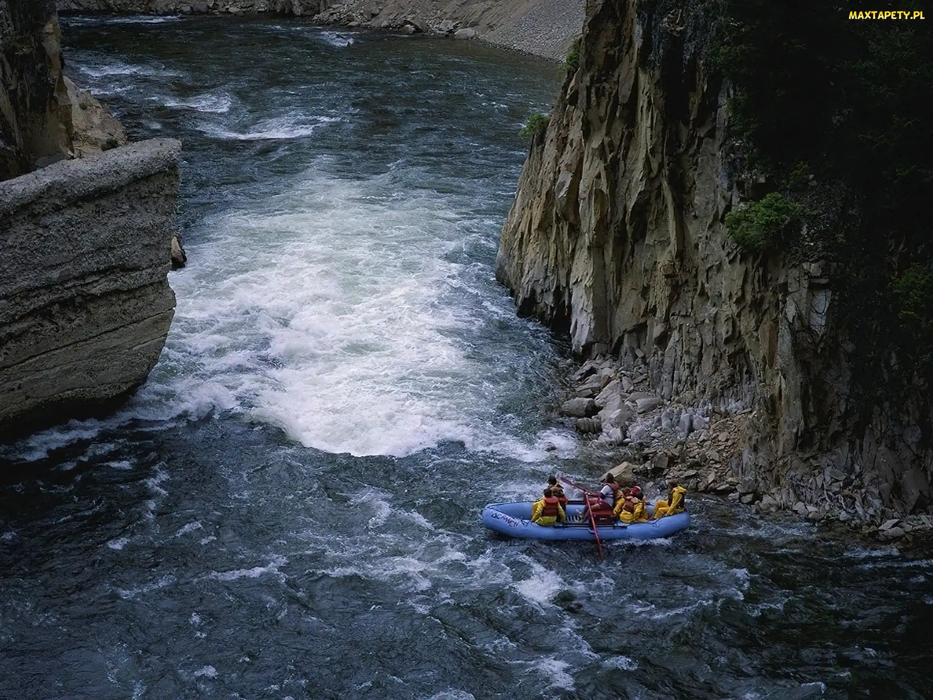 Rafting, góry, rzeka, spływ