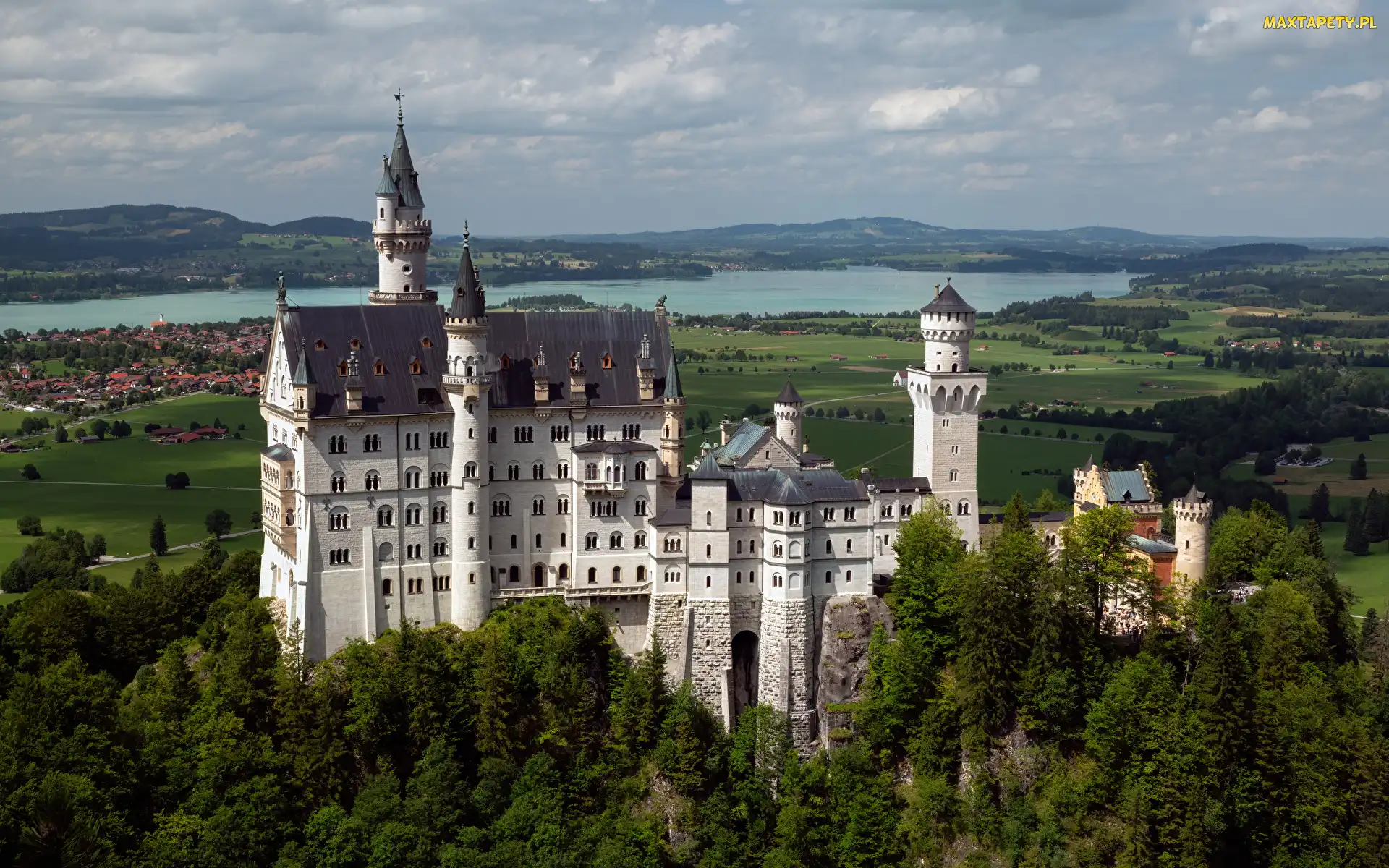 Niemcy, Bawaria, Zamek, Neuschwanstein