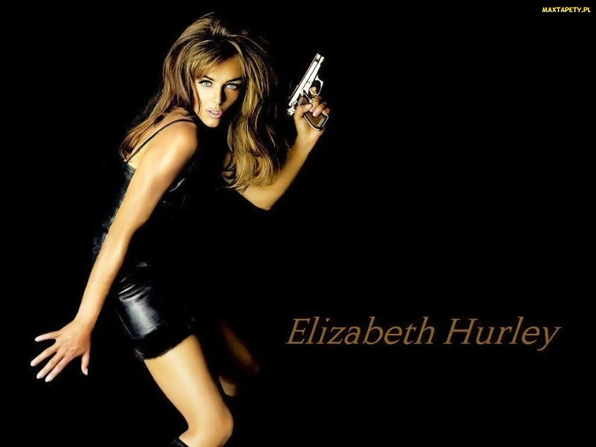 Sexy, pistolet, Elizabeth Hurley