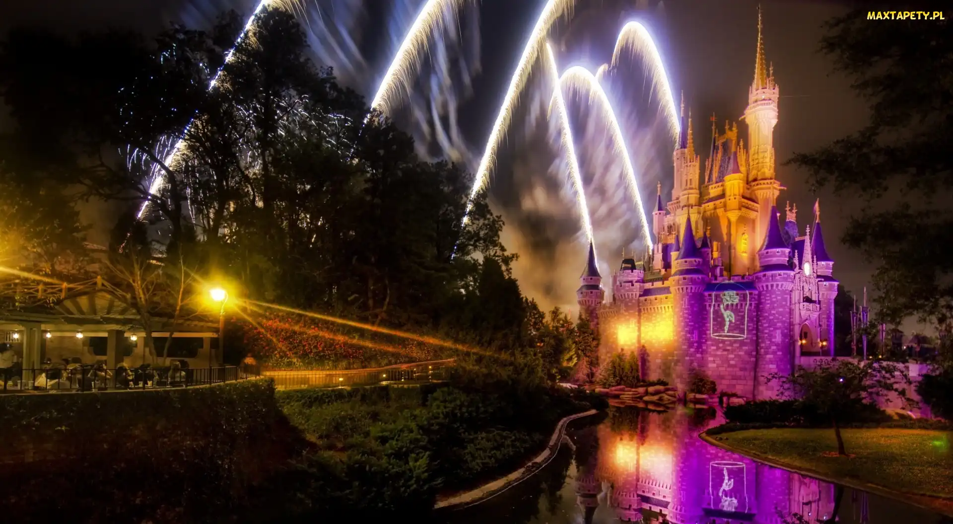 Disneyland, Fajerwerki, Zamek