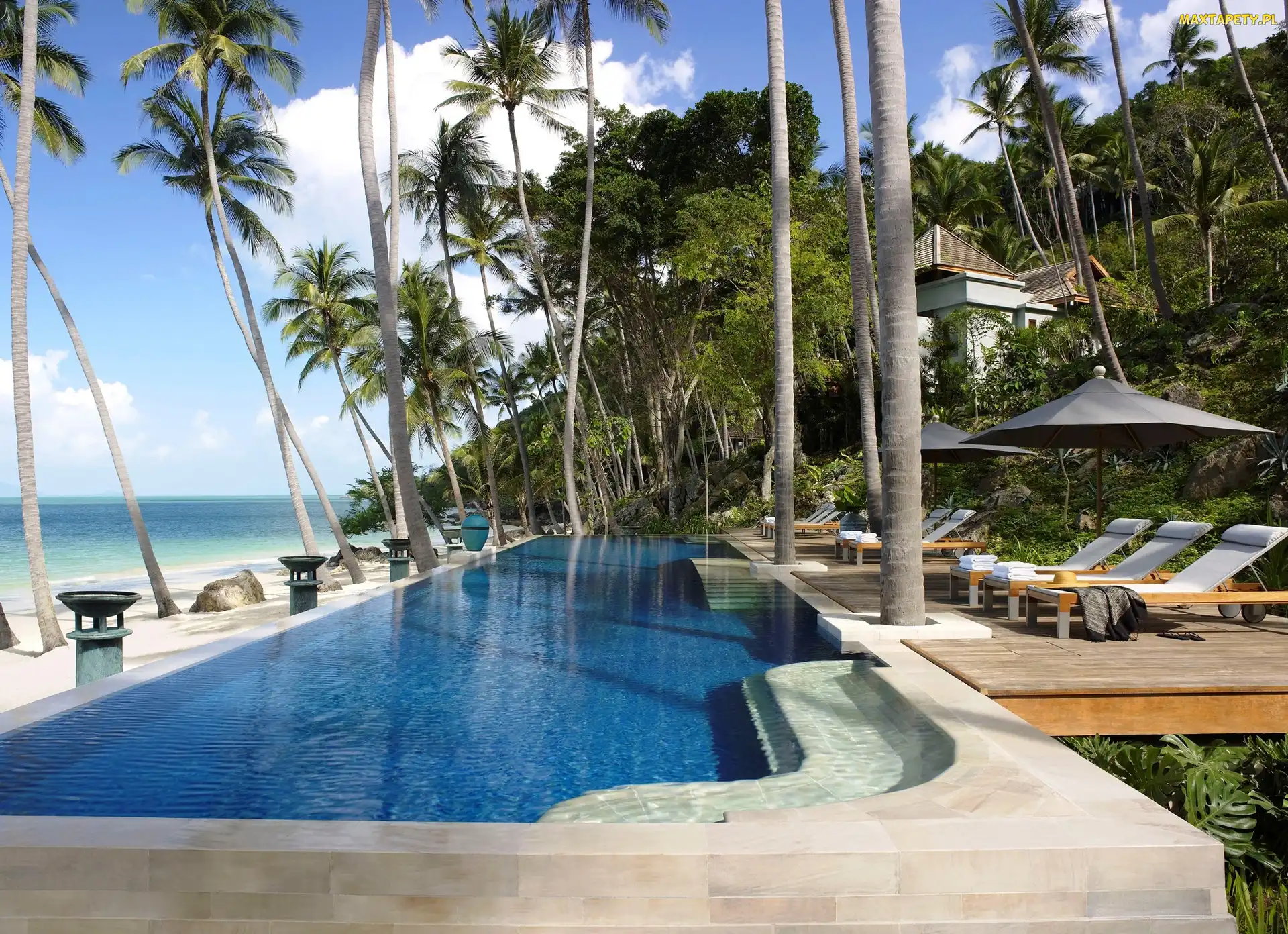 Kurort, Basen, Wyspa, Koh Samui, Południowa Tajlandia, Hotel