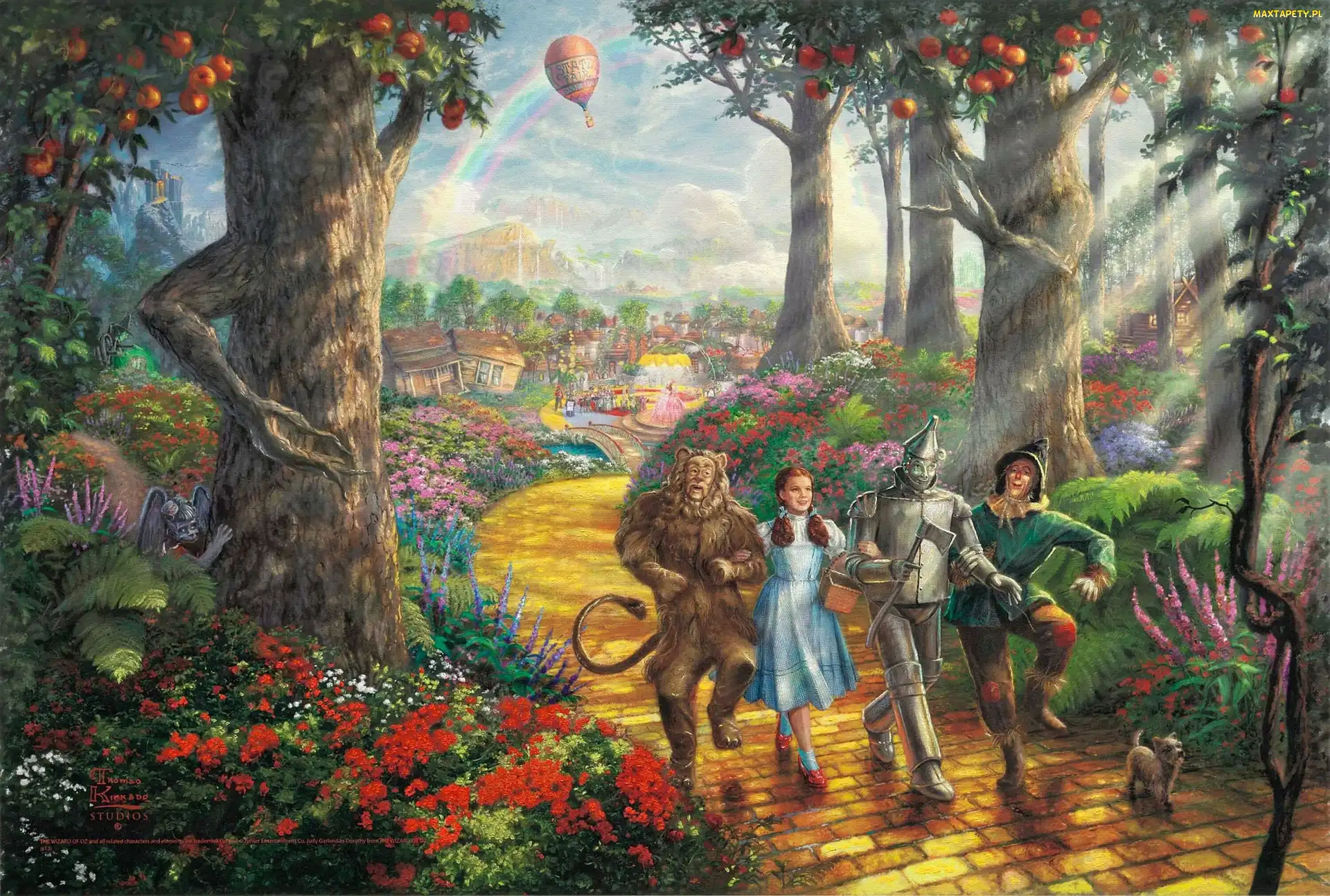 Malarstwo, Kinkade, Oz, Przyjaciele