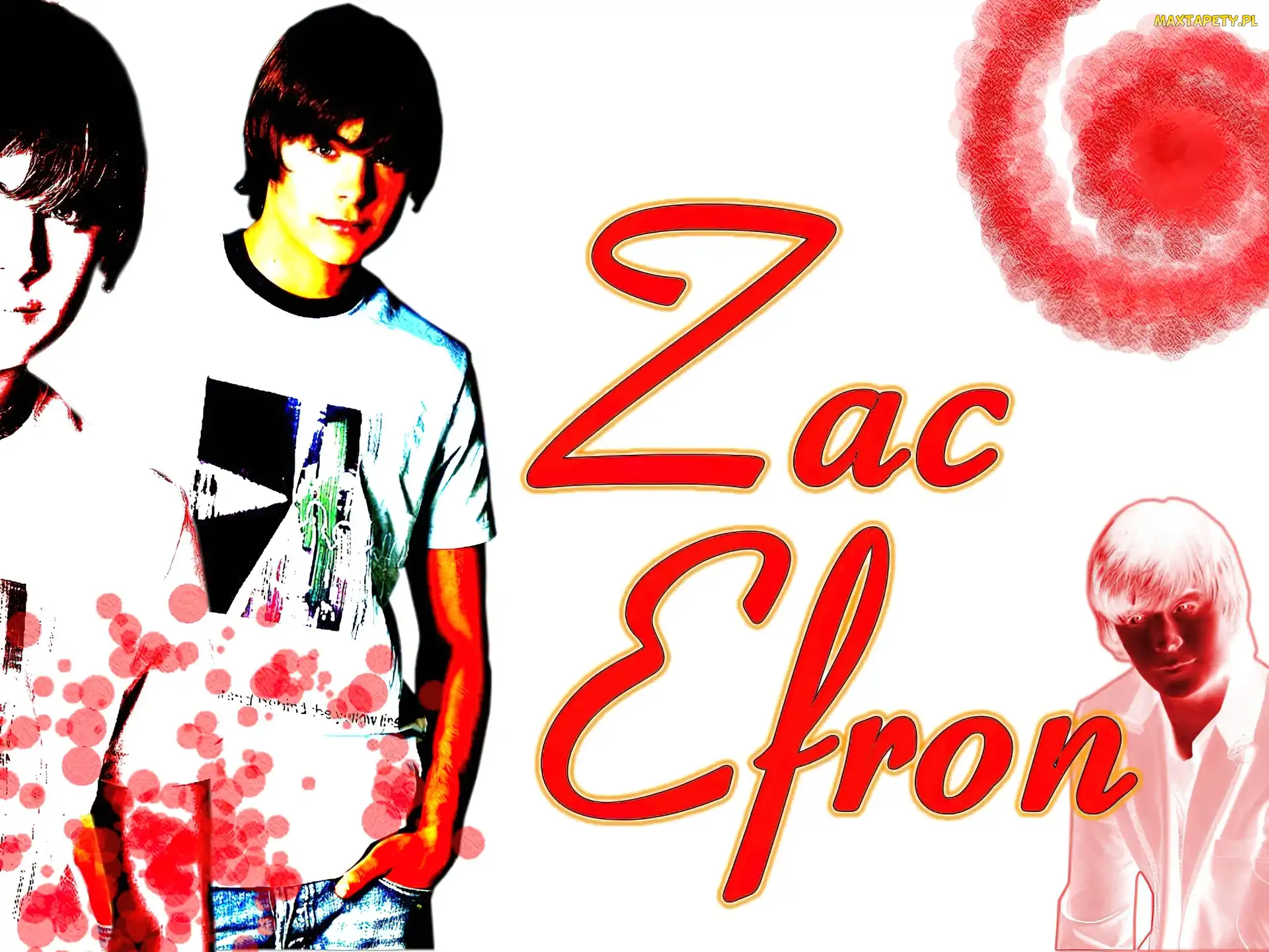 biała koszula, Zac Efron