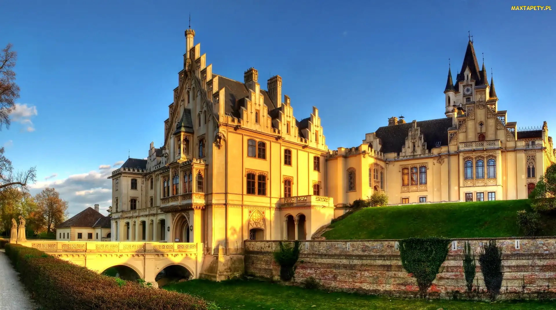 Miejscowość Grafenegg, Austria, Pałac Grafenegg