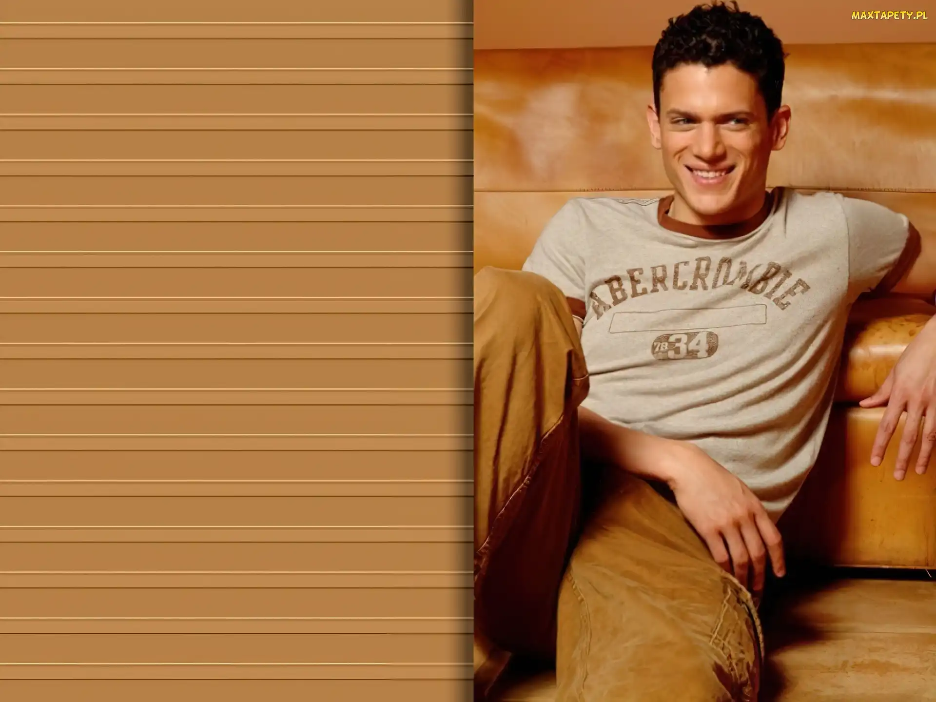 brązowe spodnie, Wentworth Miller