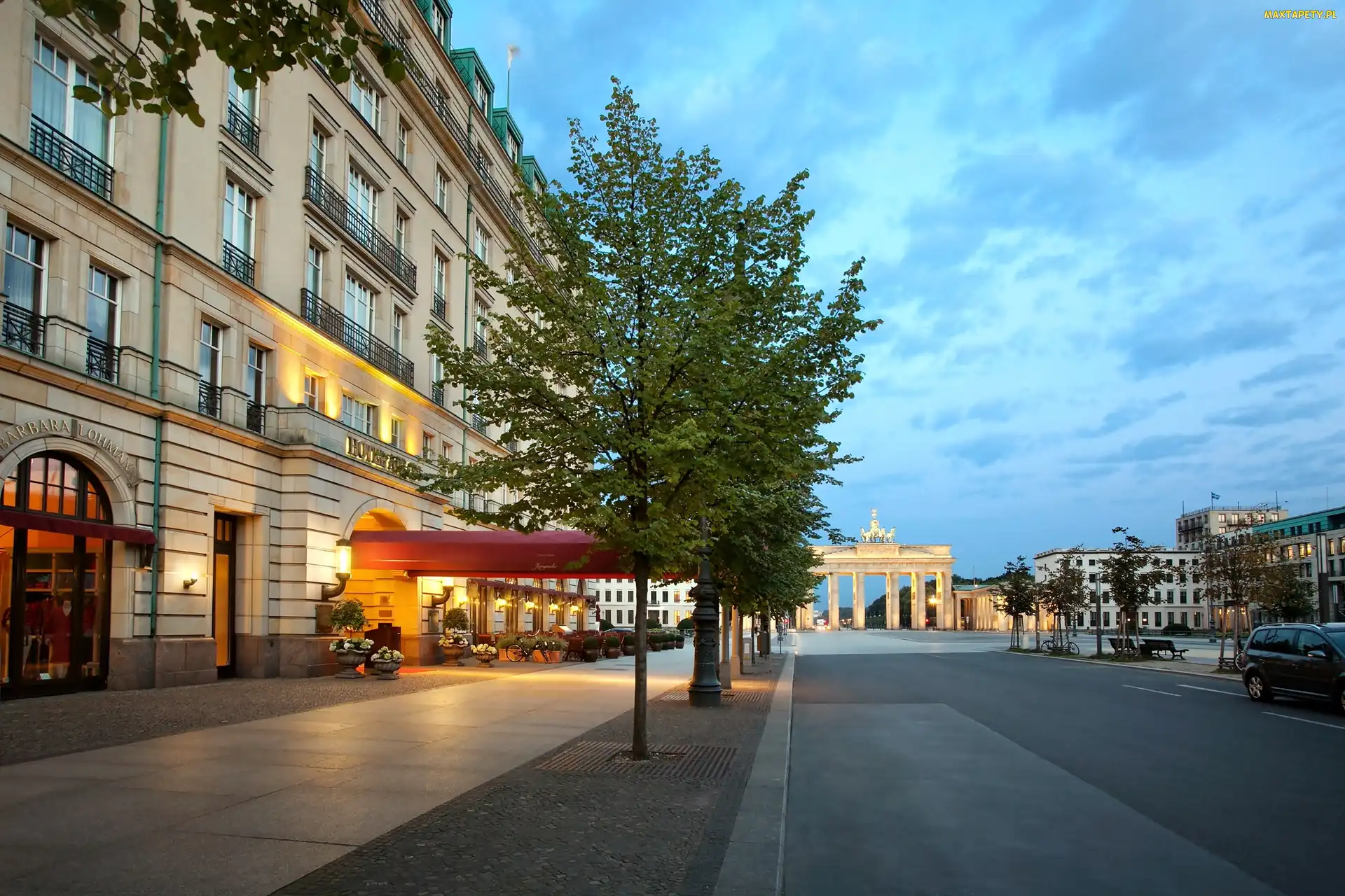 Adlon, Brandenburska, Brama, Wejście, Hotel