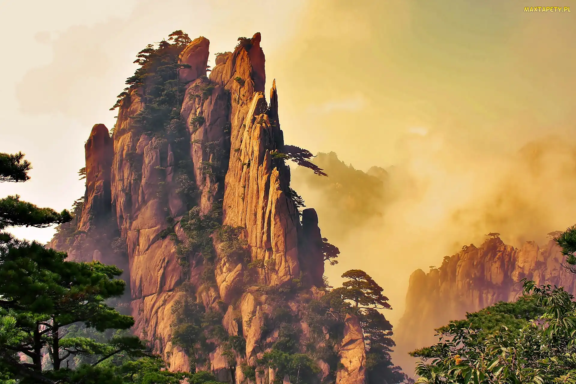 Góra, Mgła, Huangshan
