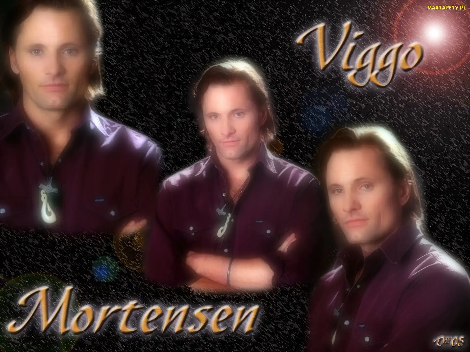Viggo Mortensen, ciemna koszula