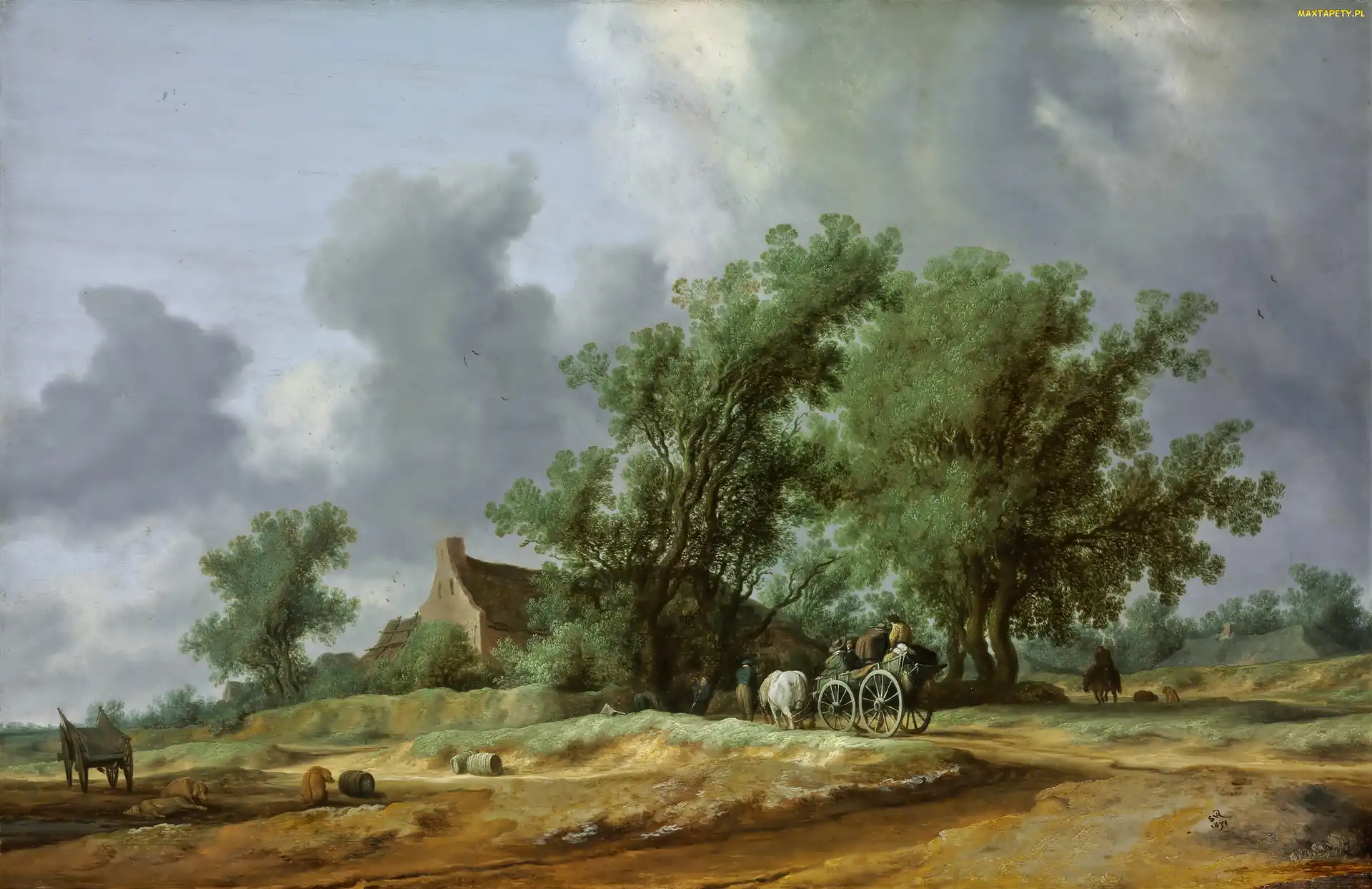 Salomon, Obraz, Na Wsi, van Ruysdael
