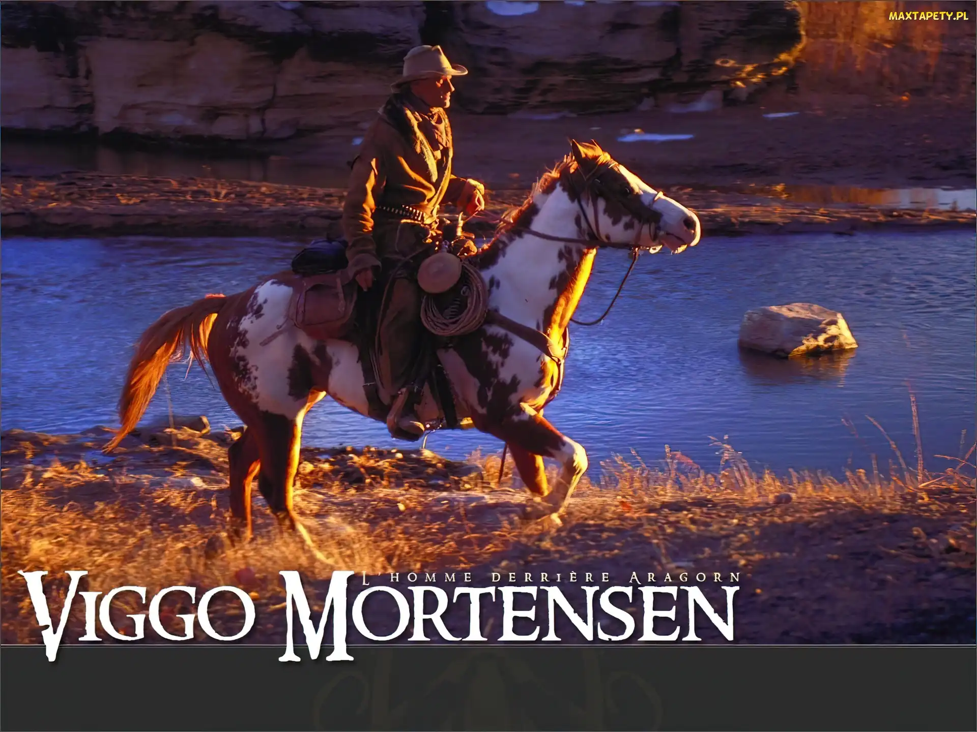 koń, woda, Viggo Mortensen