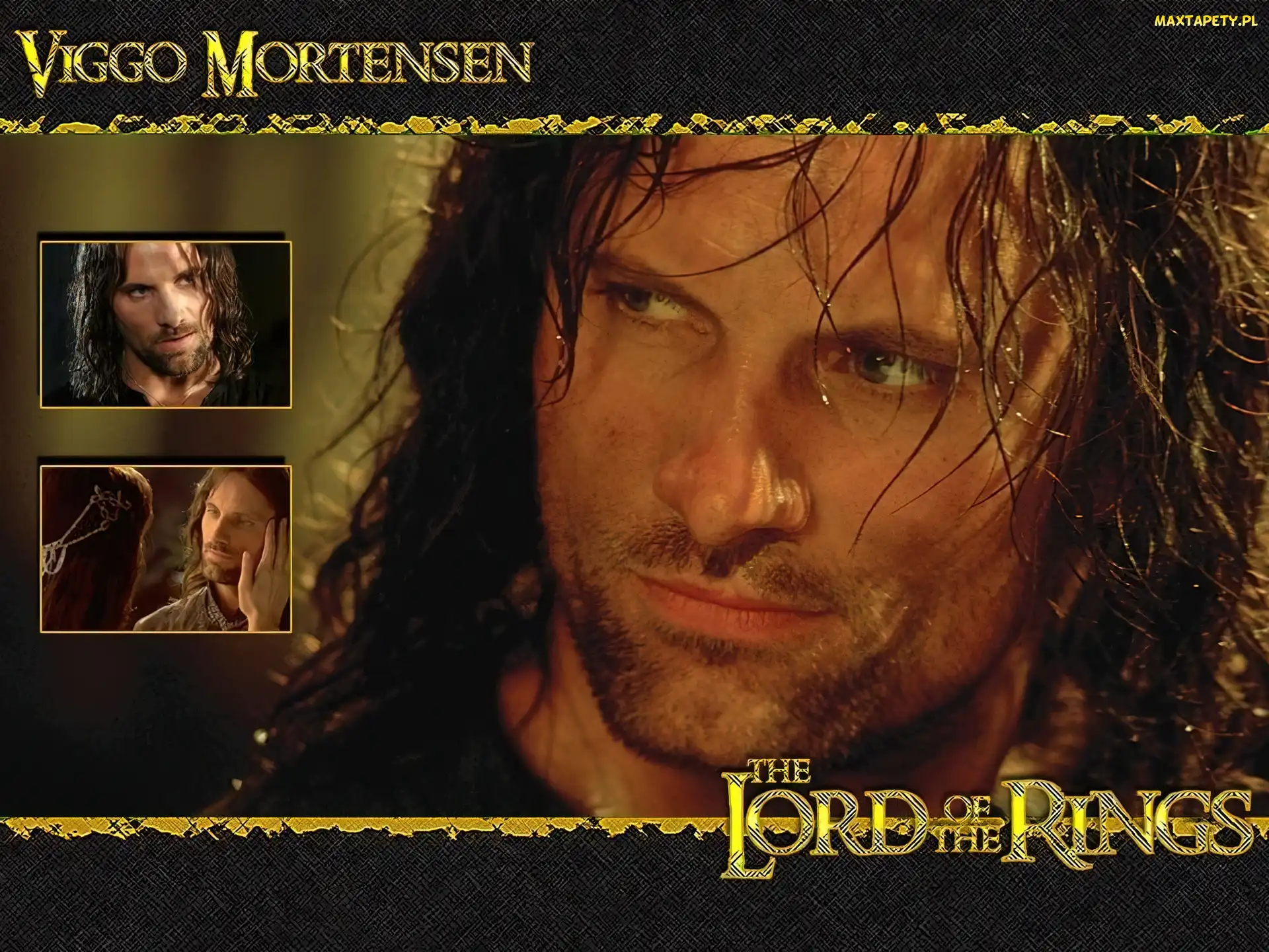 długie włosy, Viggo Mortensen