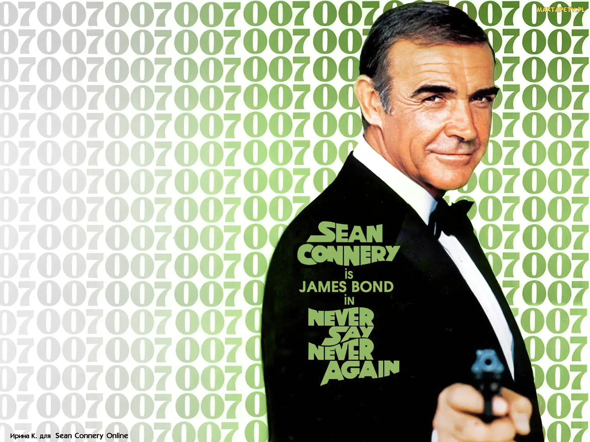 czarny garnitur, Sean Connery