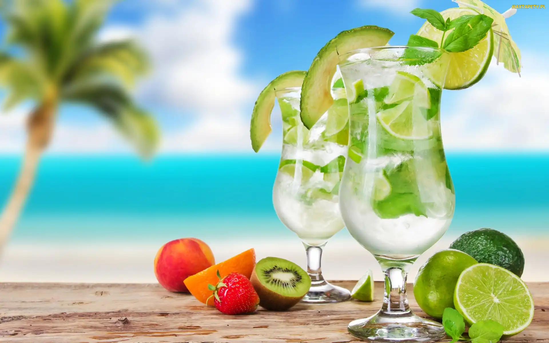 Plaża, Drinki
