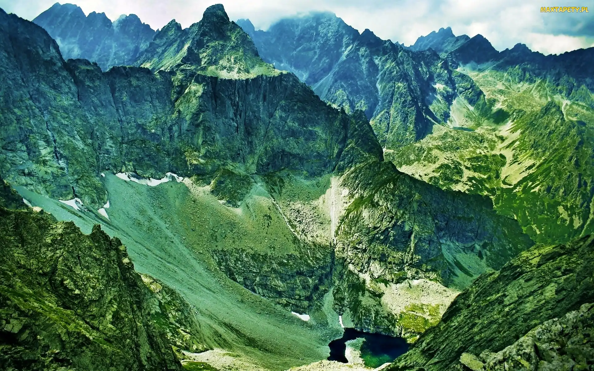 Góry, Jezioro, Rysy, Tatry, Polska