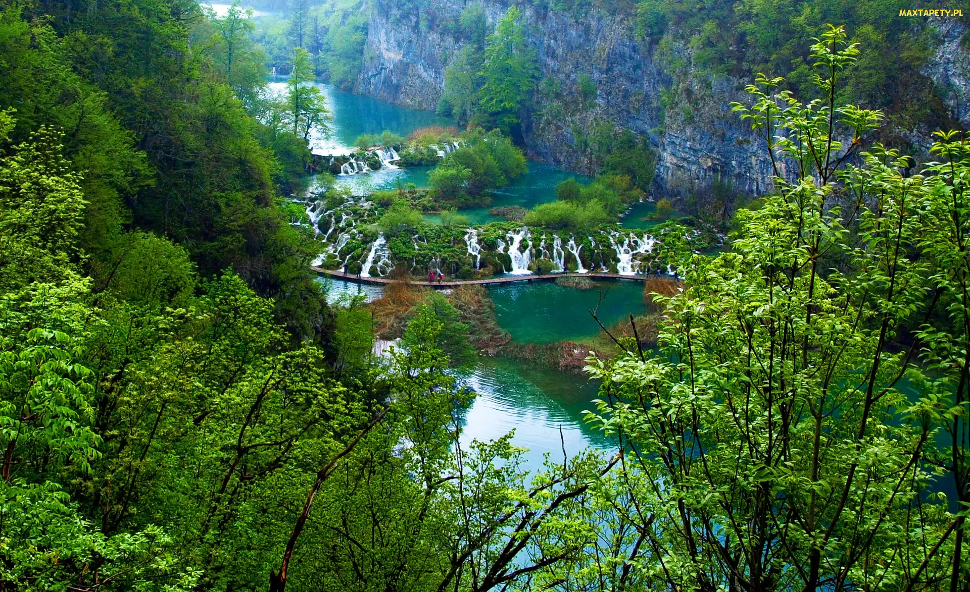 Park Narodowy, Plitvice, Wodospady