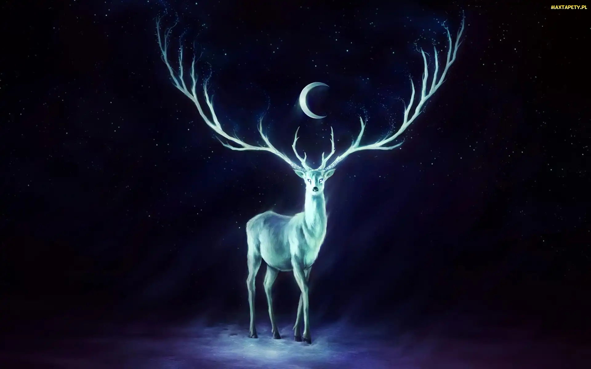 Jeleń, Fantasy, Księżyc