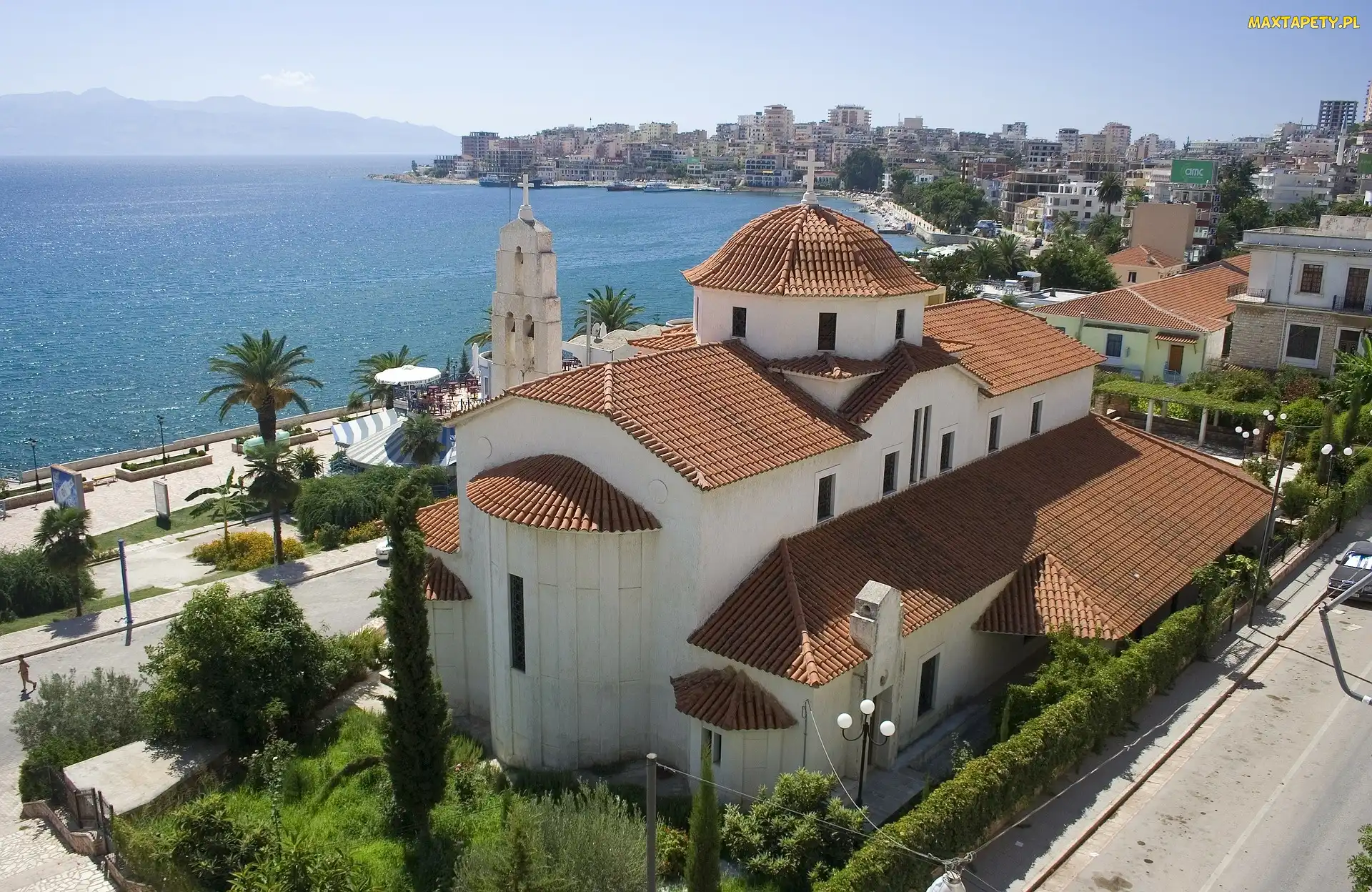Saranda, Lato, Morze, Kościół, Albania