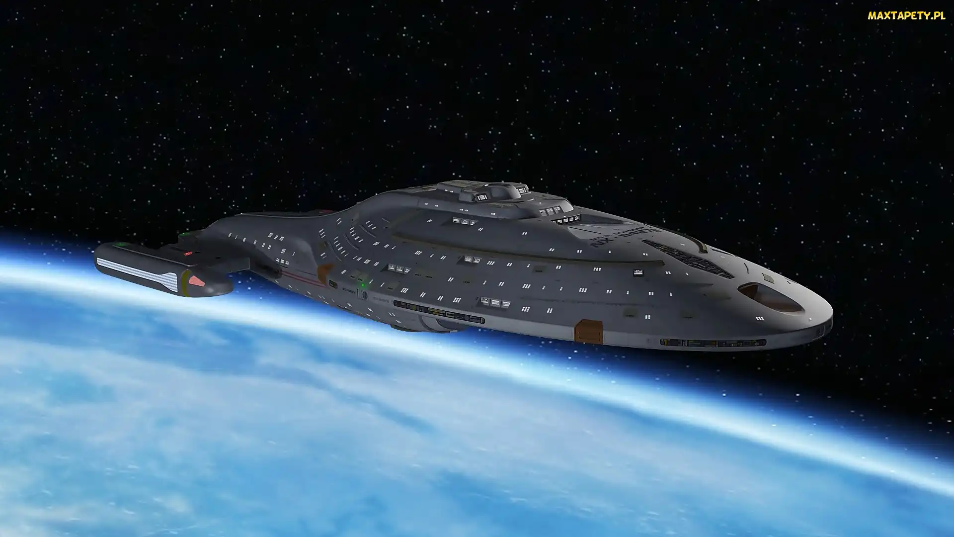 Voyager, Ziemia Star Trek, Kosmiczny, Statek, Star Trek