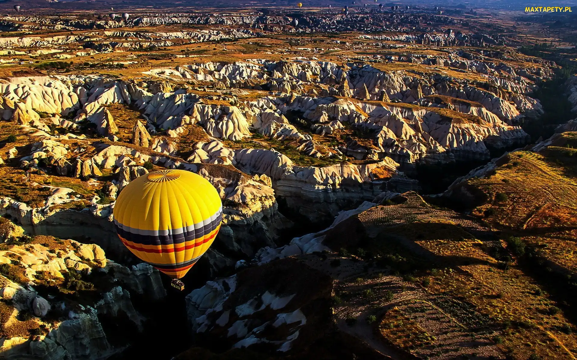 Balony, Z lotu ptaka, Kanion