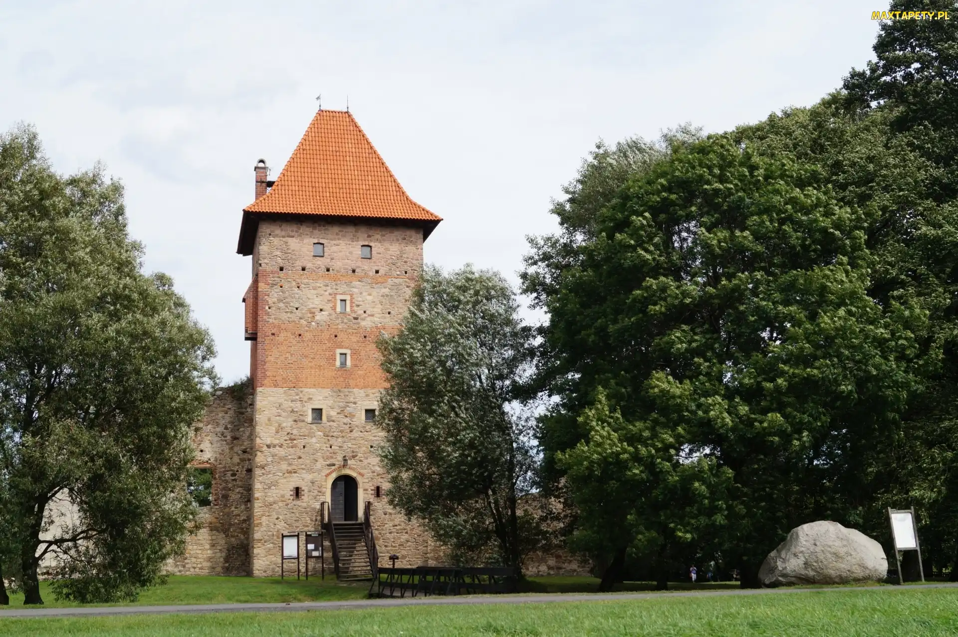 Zamek Chudów, Ruiny, Polska, Zamek w Chudowie