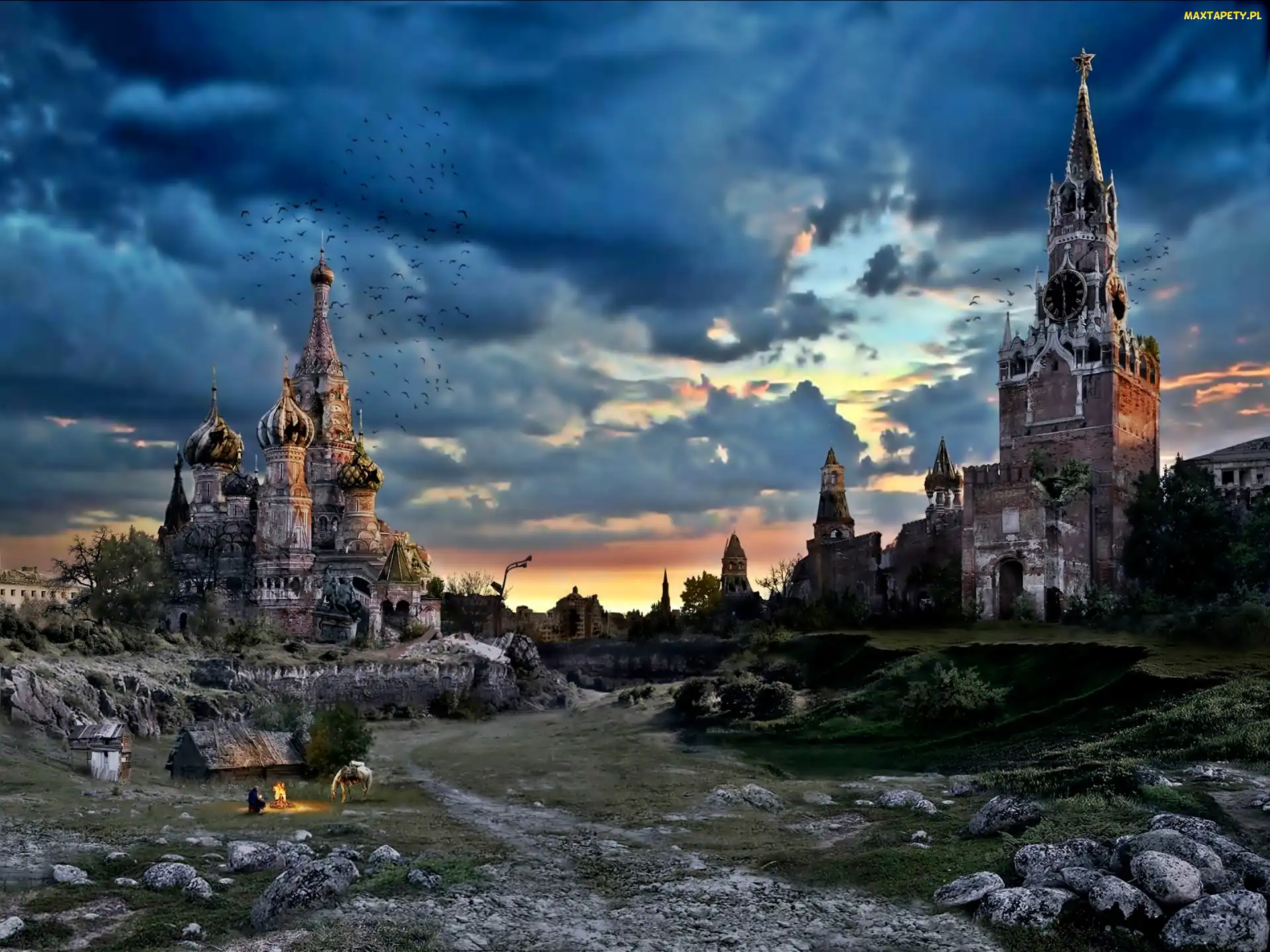 Moskwa, Chmury, Cerkiew