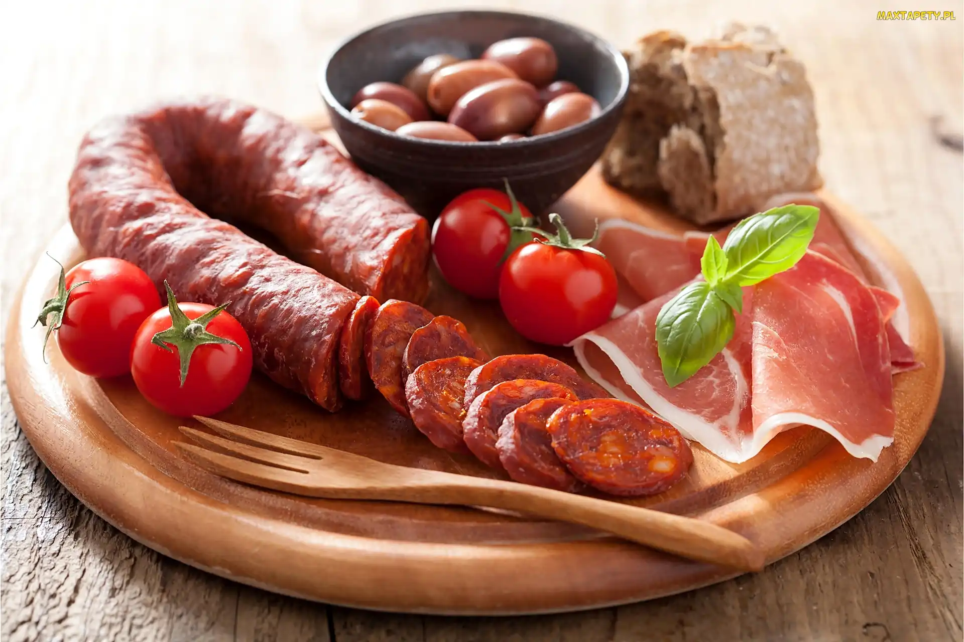 Kompozycja, Kiełbasa, Mięso, Wędliny