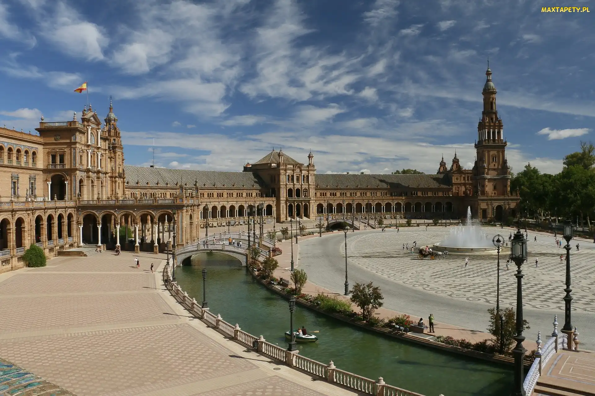Sevilla, Zdjęcie miasta, Plac, Hiszpania