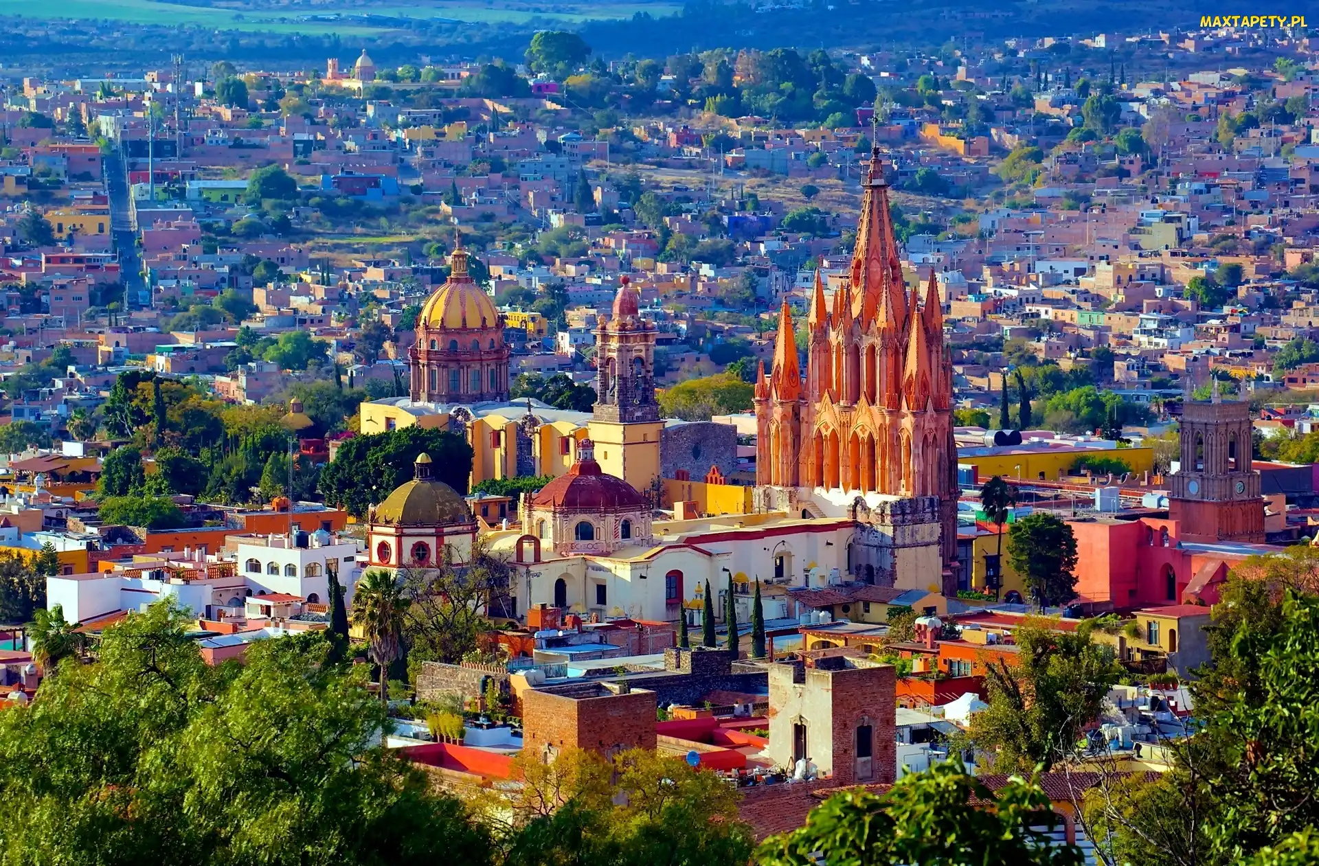 San Miguel De Allende, Meksyk, Panorama Miasta