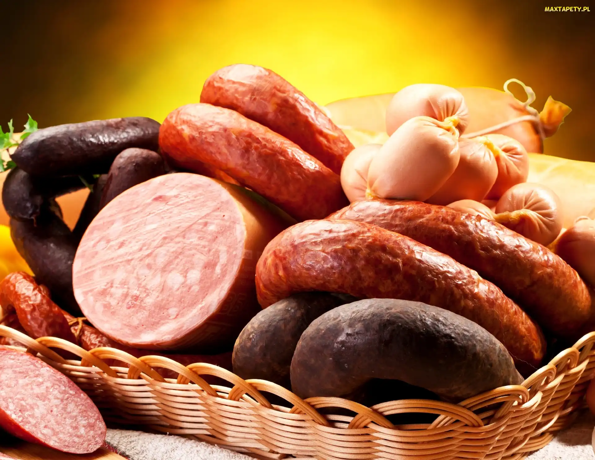 Kompozycja, Kiełbasa, Mięso, Wędliny