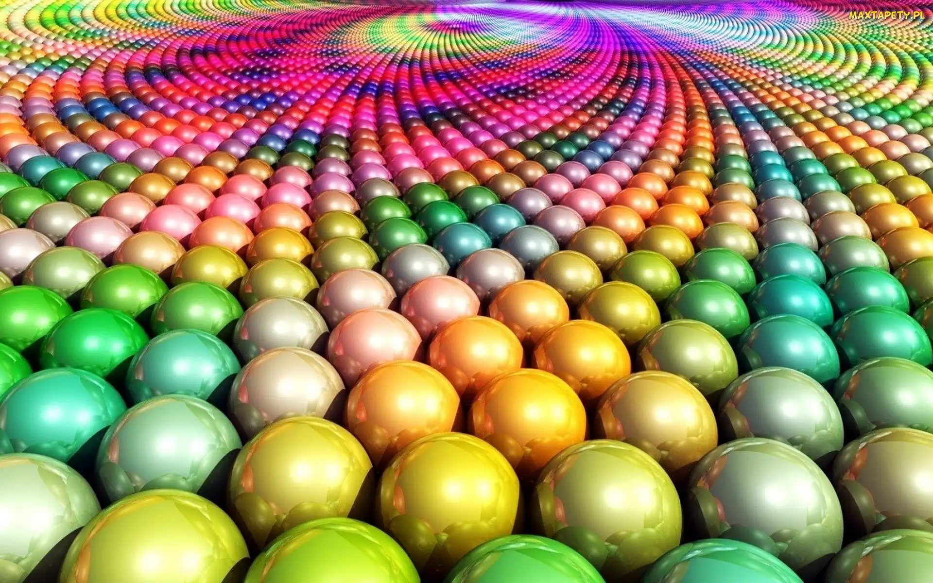 Kulki, 3D, Kolorowe