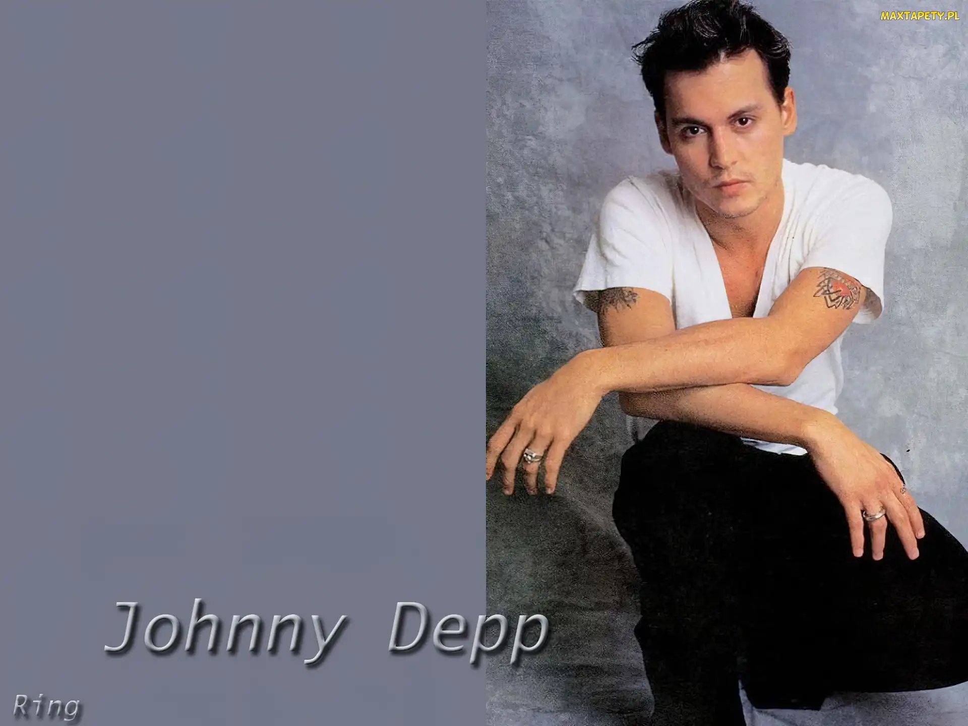 Johnny Depp, tatuaże, krótkie włosy