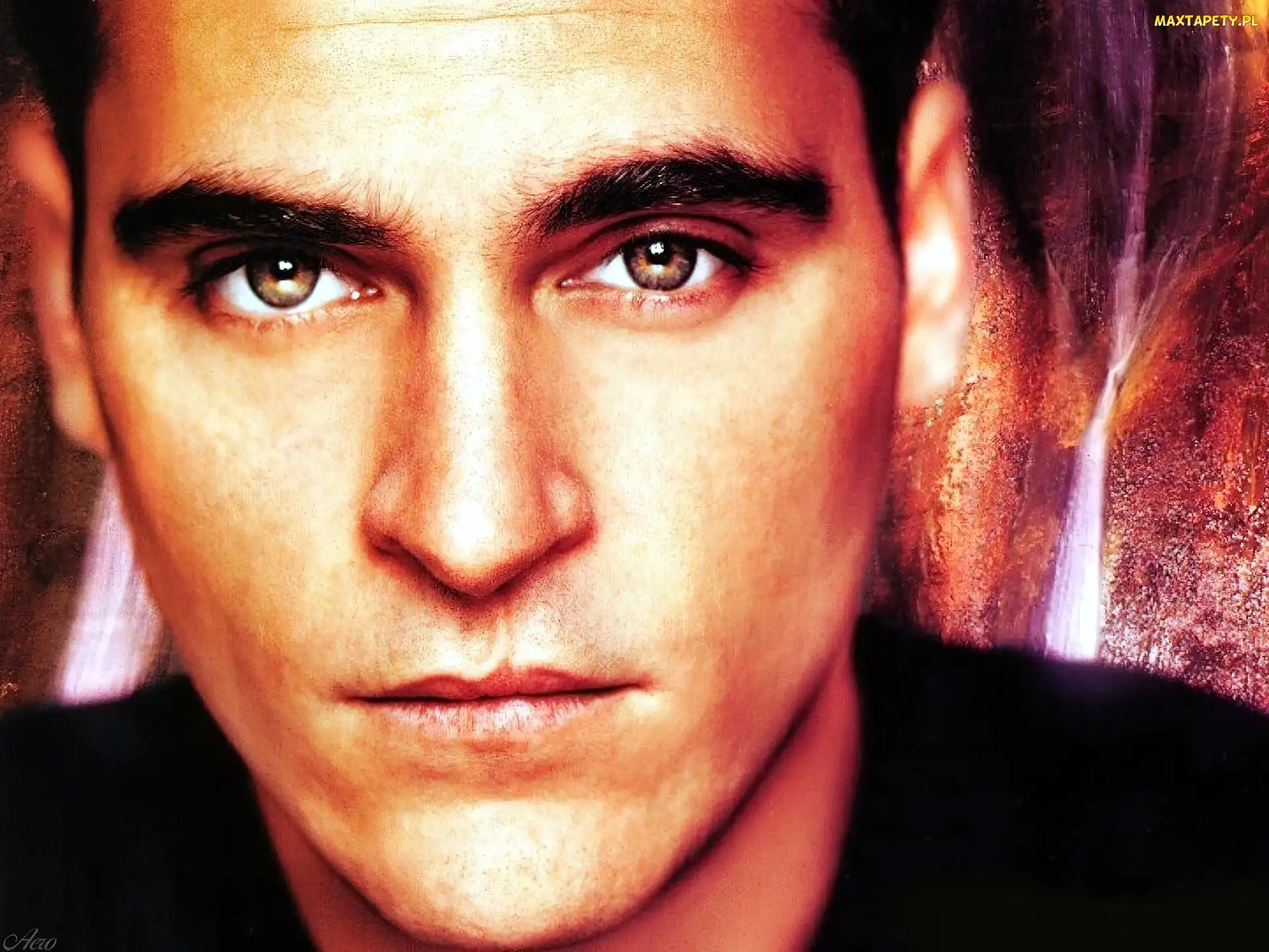 twarz, duże oczy, Joaquin Phoenix