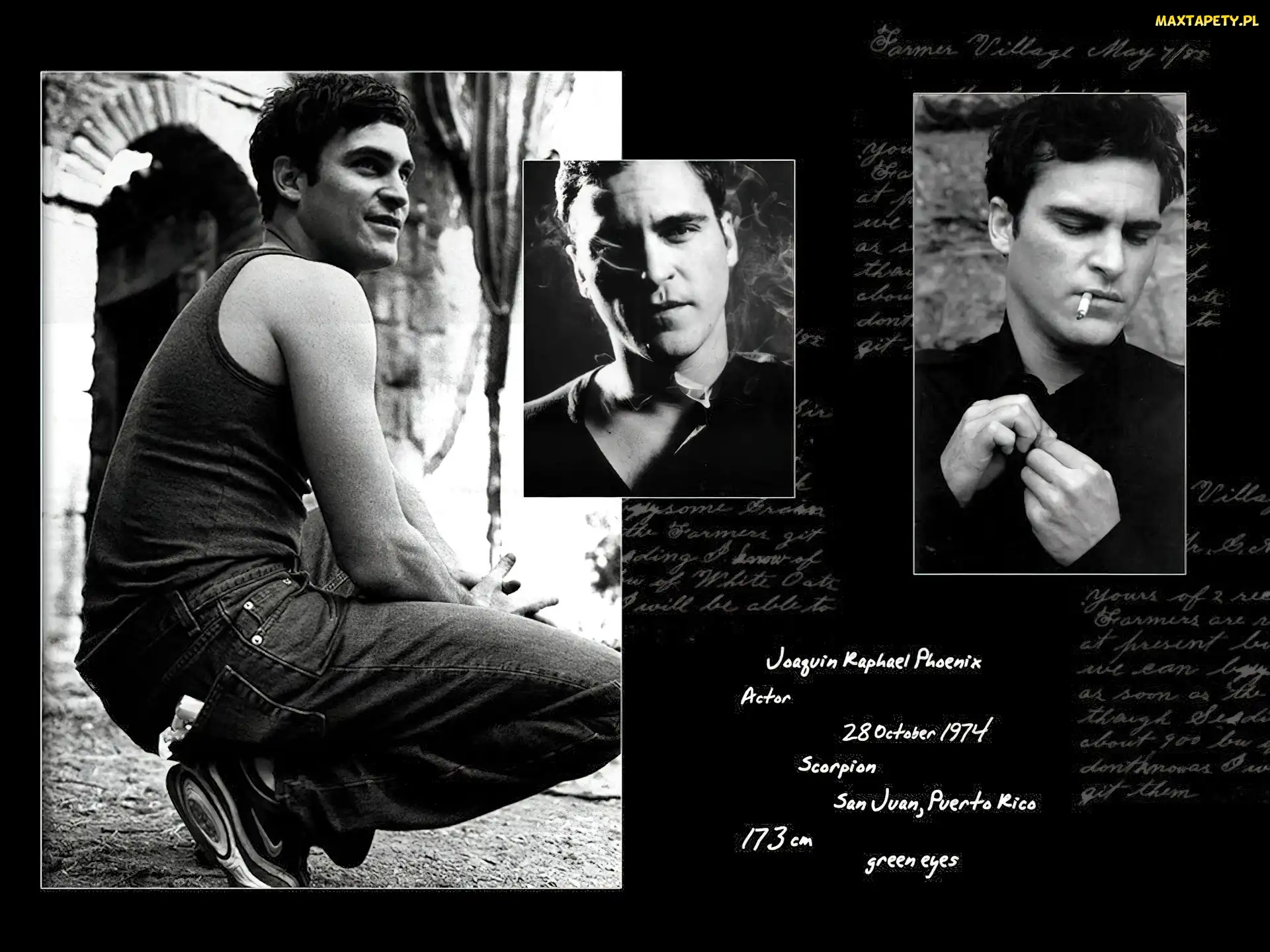 papieros, twarz, Joaquin Phoenix