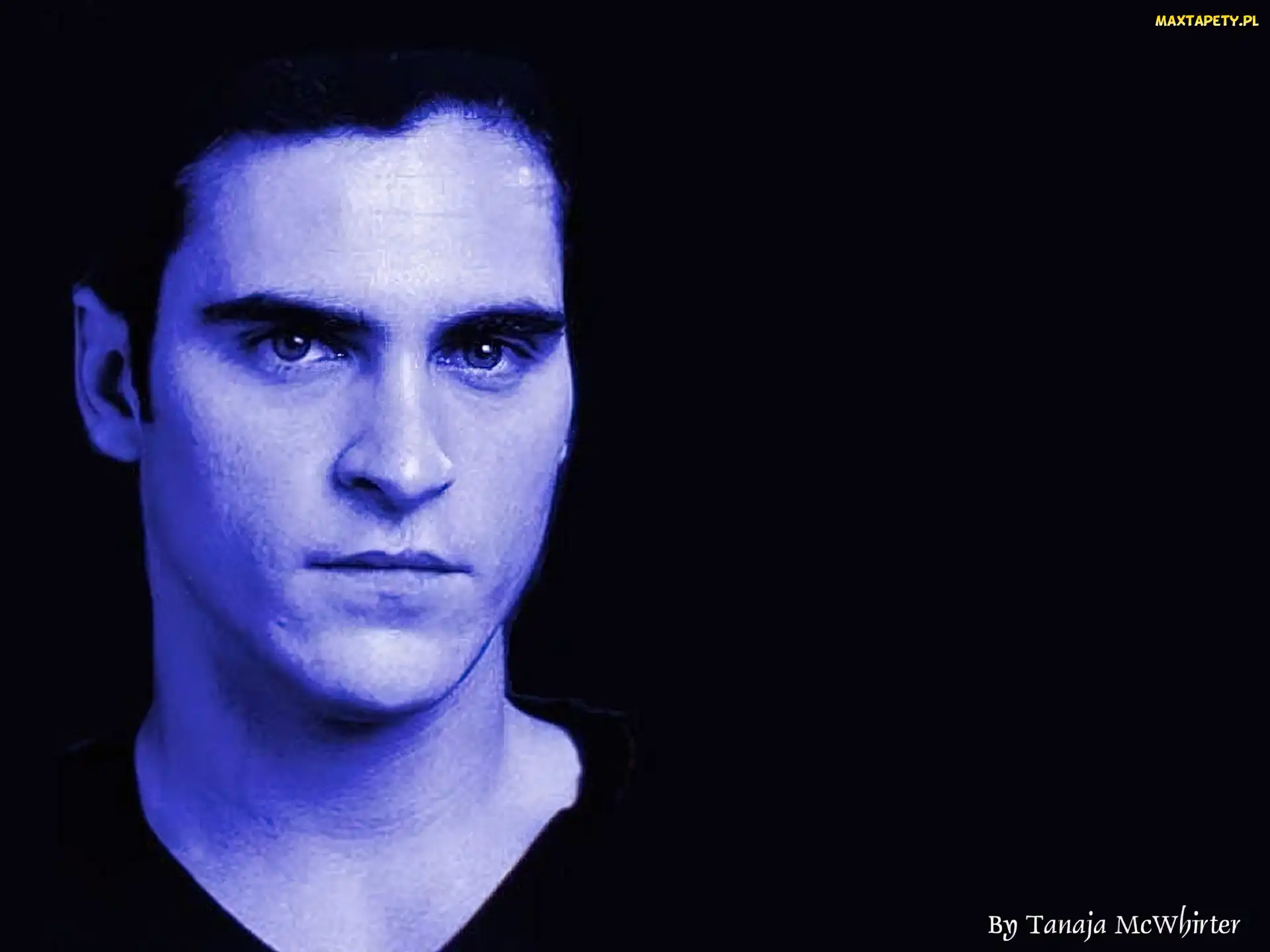Joaquin Phoenix, niebieskie oczy