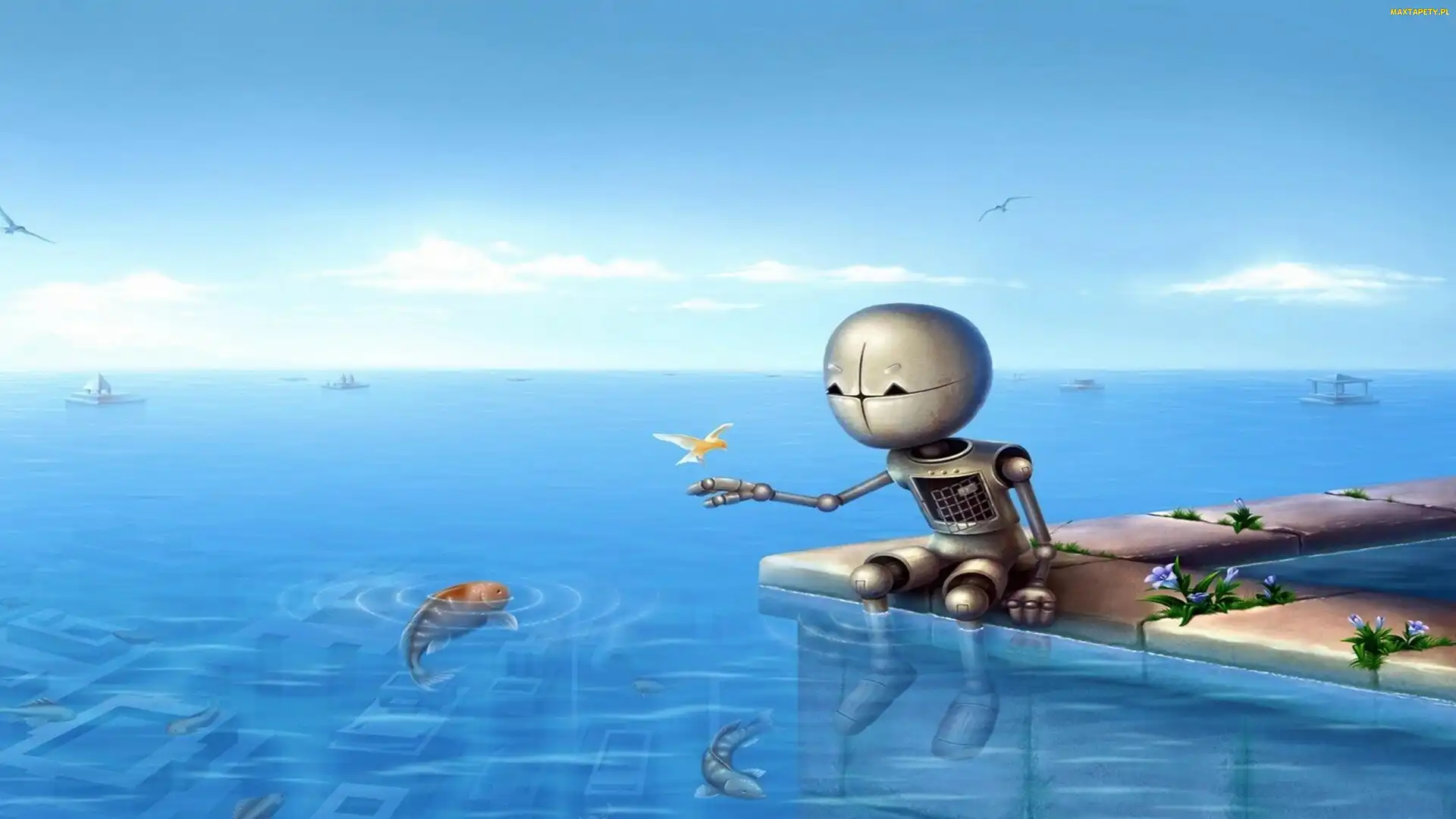 Dla dzieci, Ptaki, Robot, Ryby