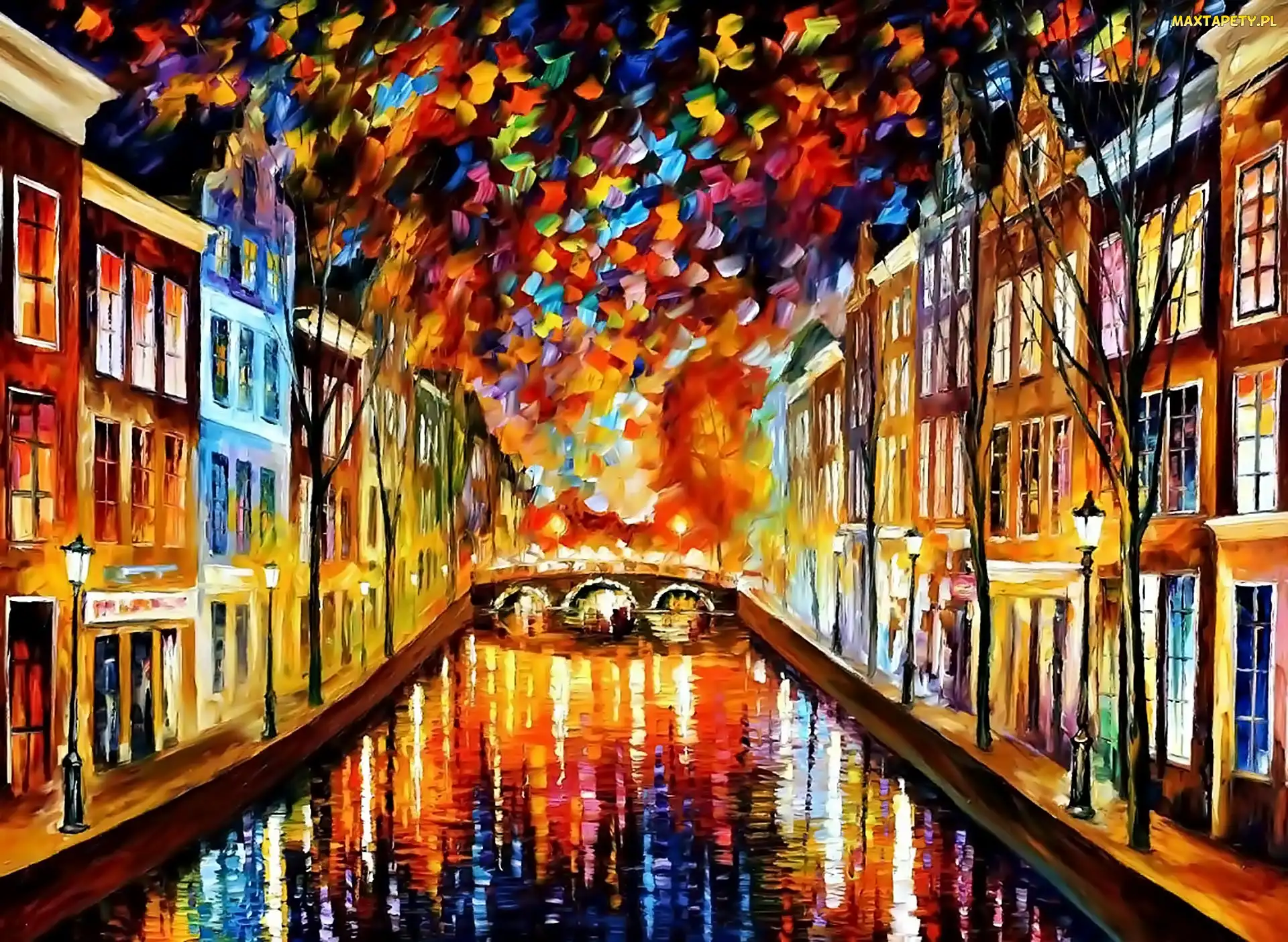 Amsterdam, Noc, Leonid, Afremov
