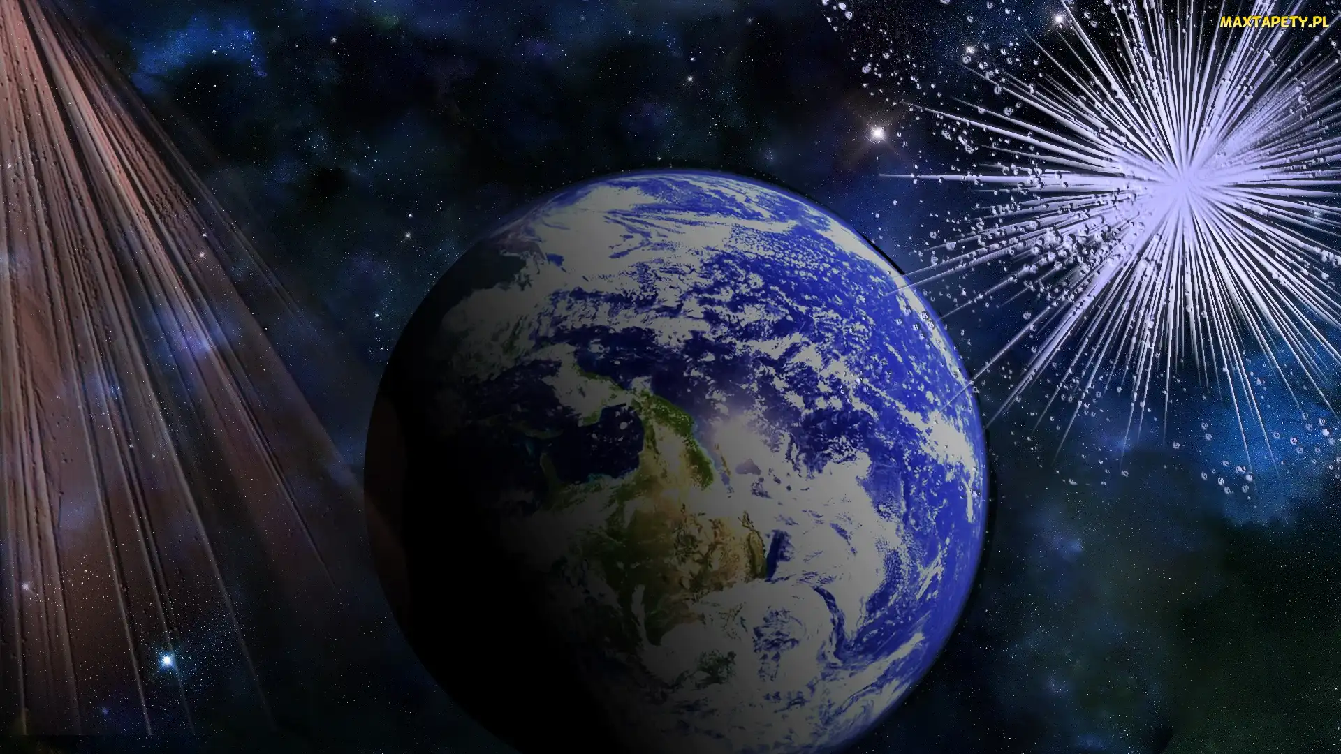 Tło, Planeta, Kosmos