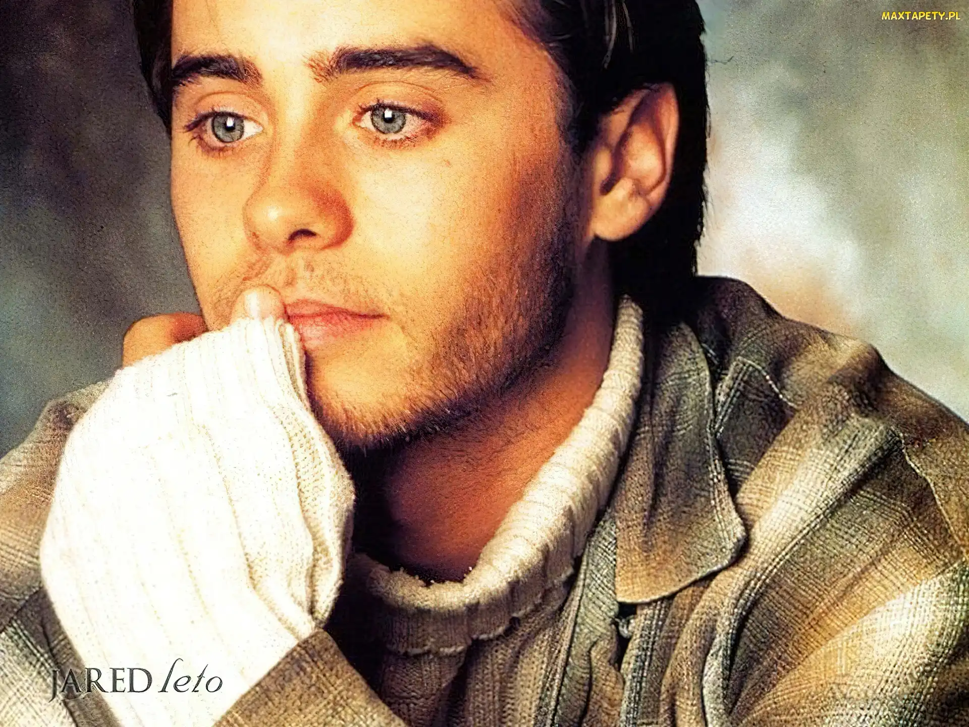 beżowy golf, Jared Leto