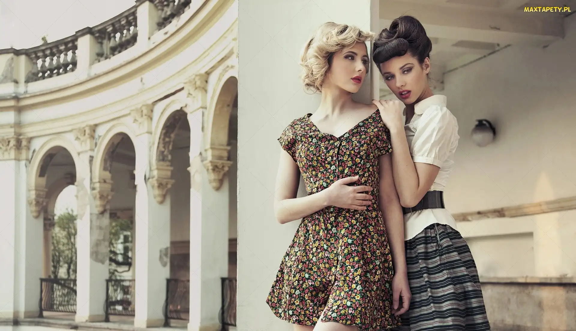 Stylizacja, Parkan, Kobieta, Modelki