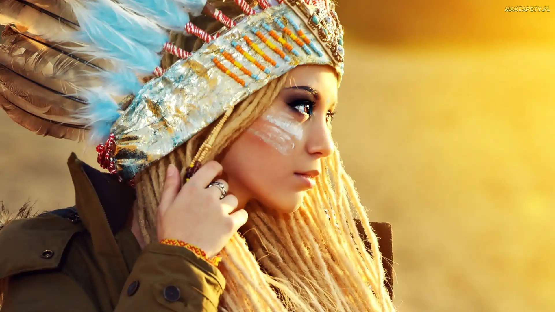 Kobieta, Pióropusz, Indianka