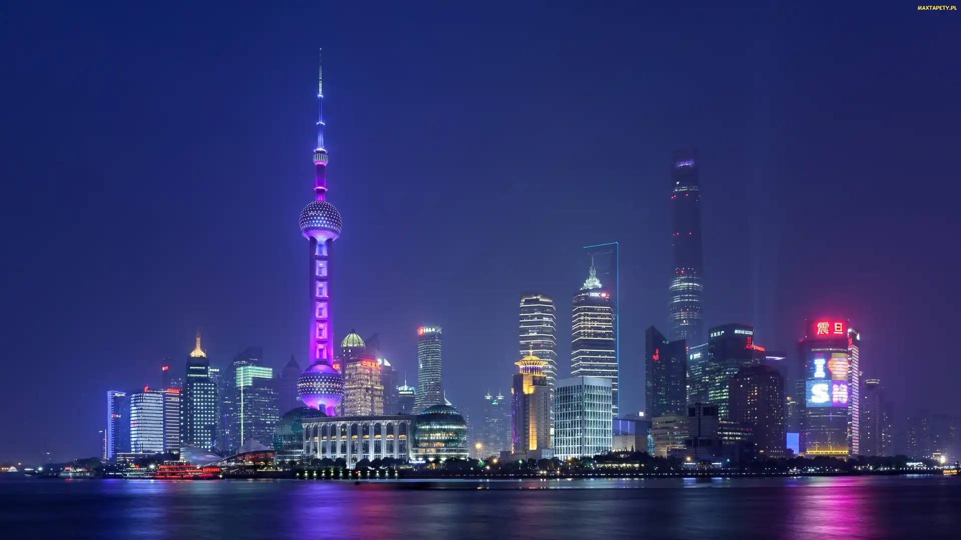 Noc, Shanghai, Miasto