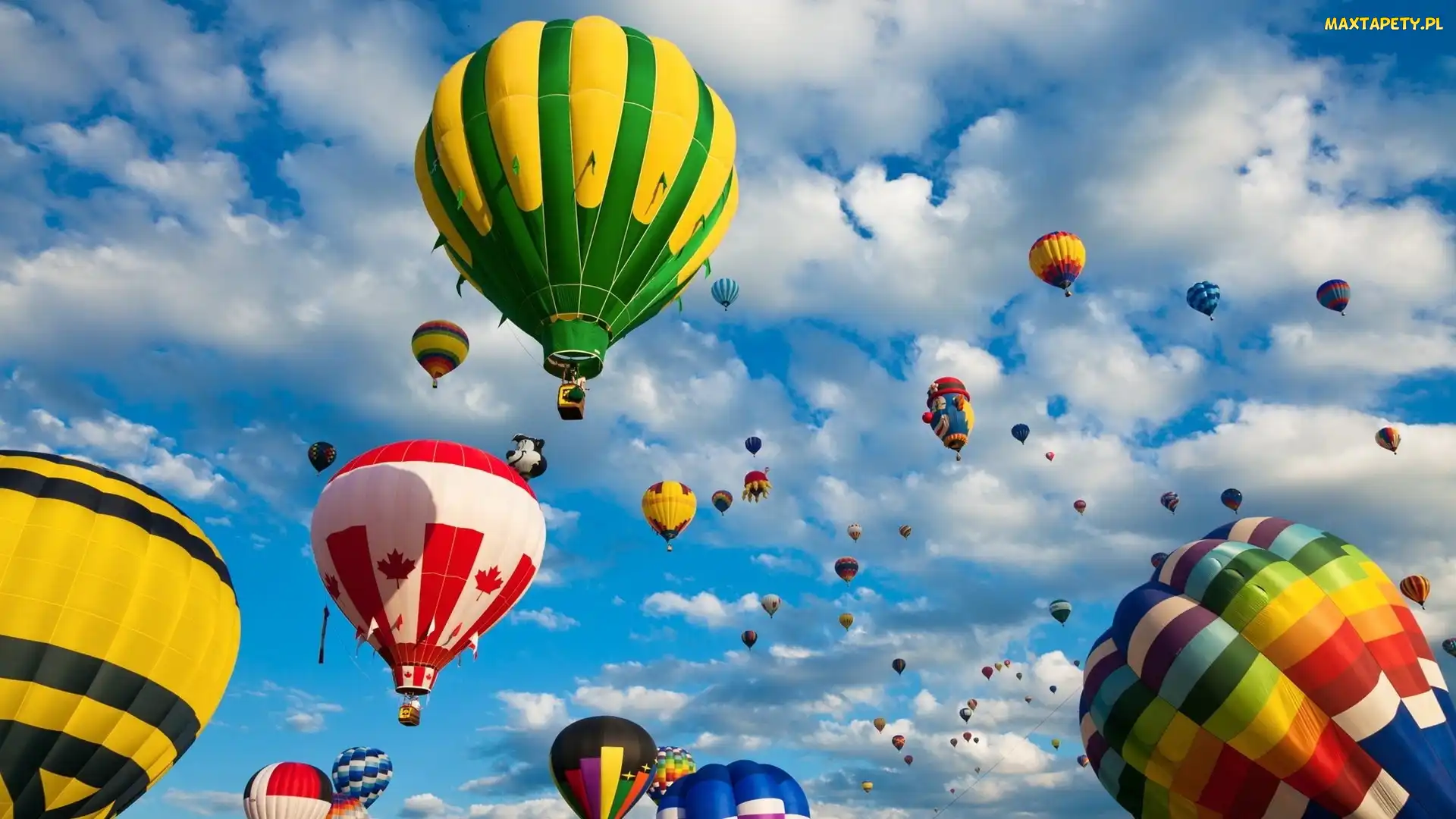 Balony, Chmury, Niebo