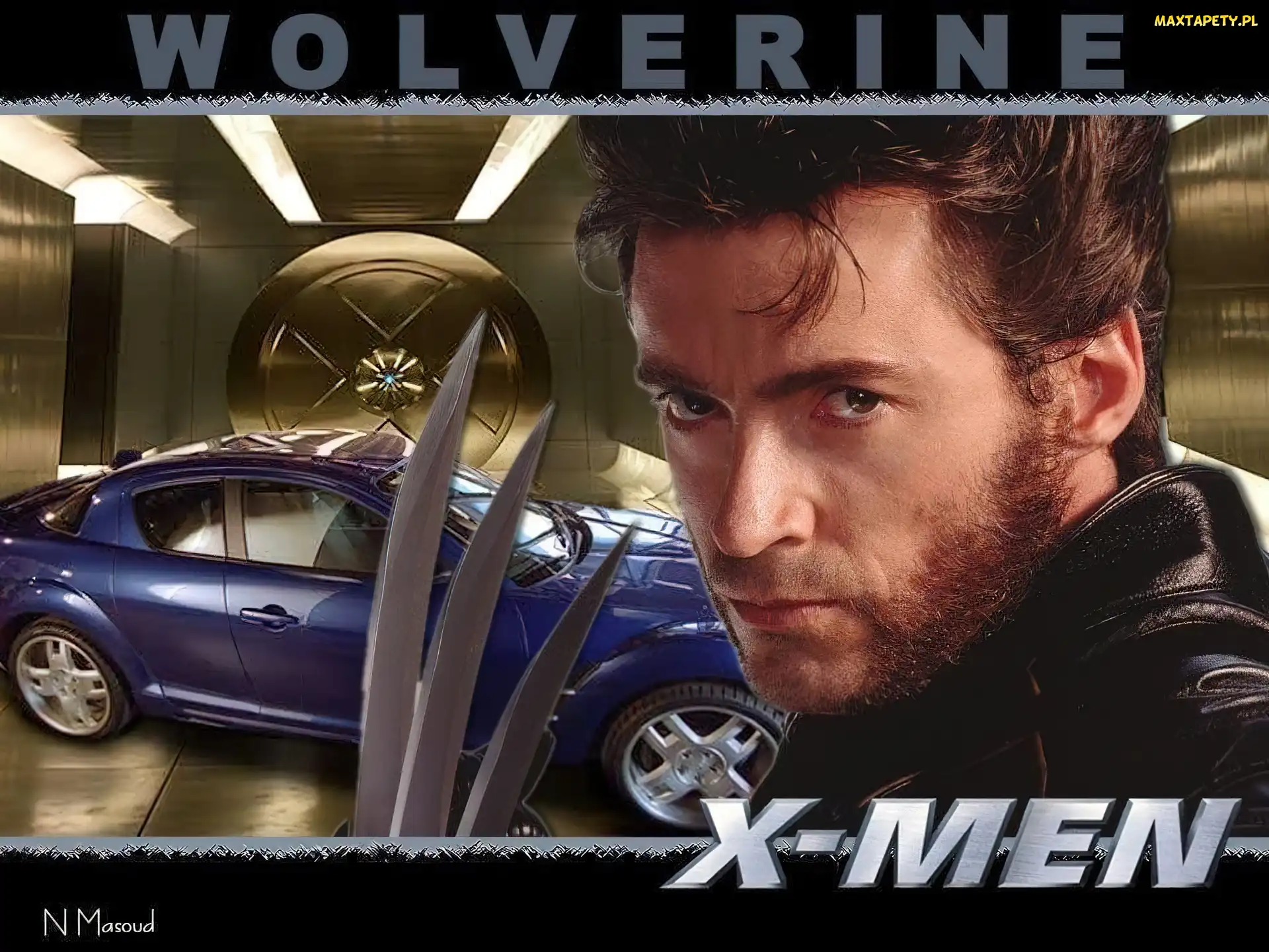 x-men, samochód, Hugh Jackman