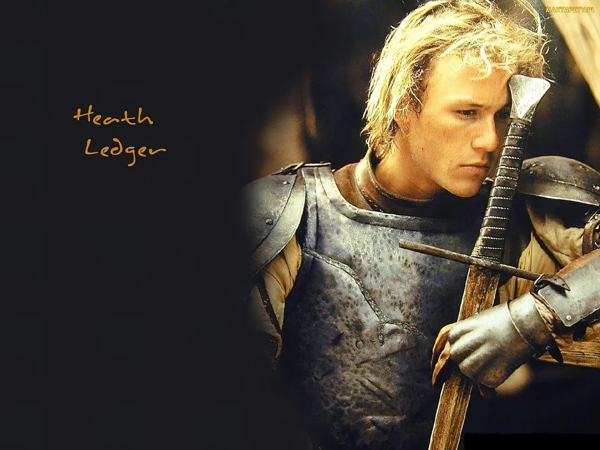 zbroja, miecz, Heath Ledger