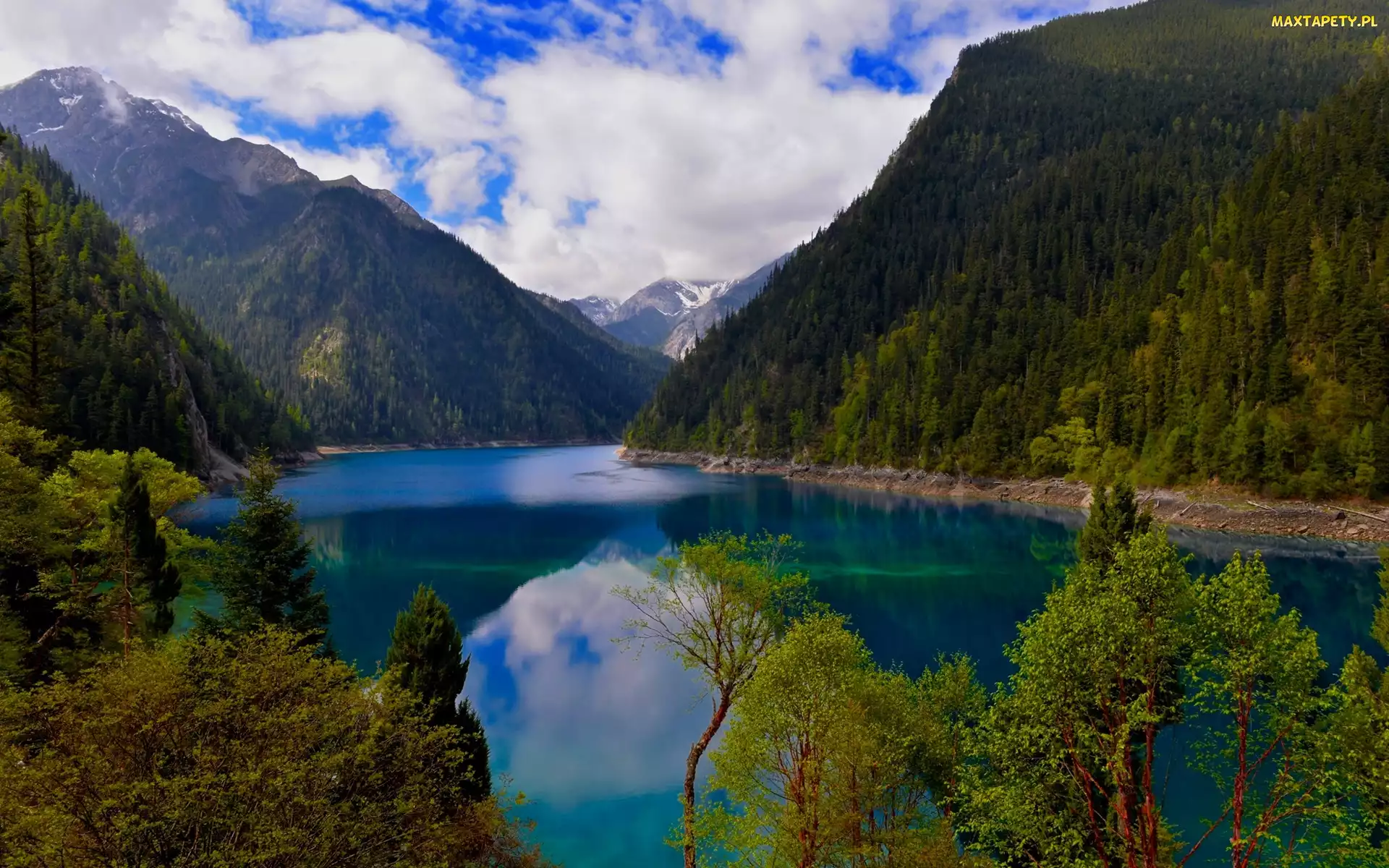 Jezioro Long, Chiny, Syczuan, Rezerwat, Góry