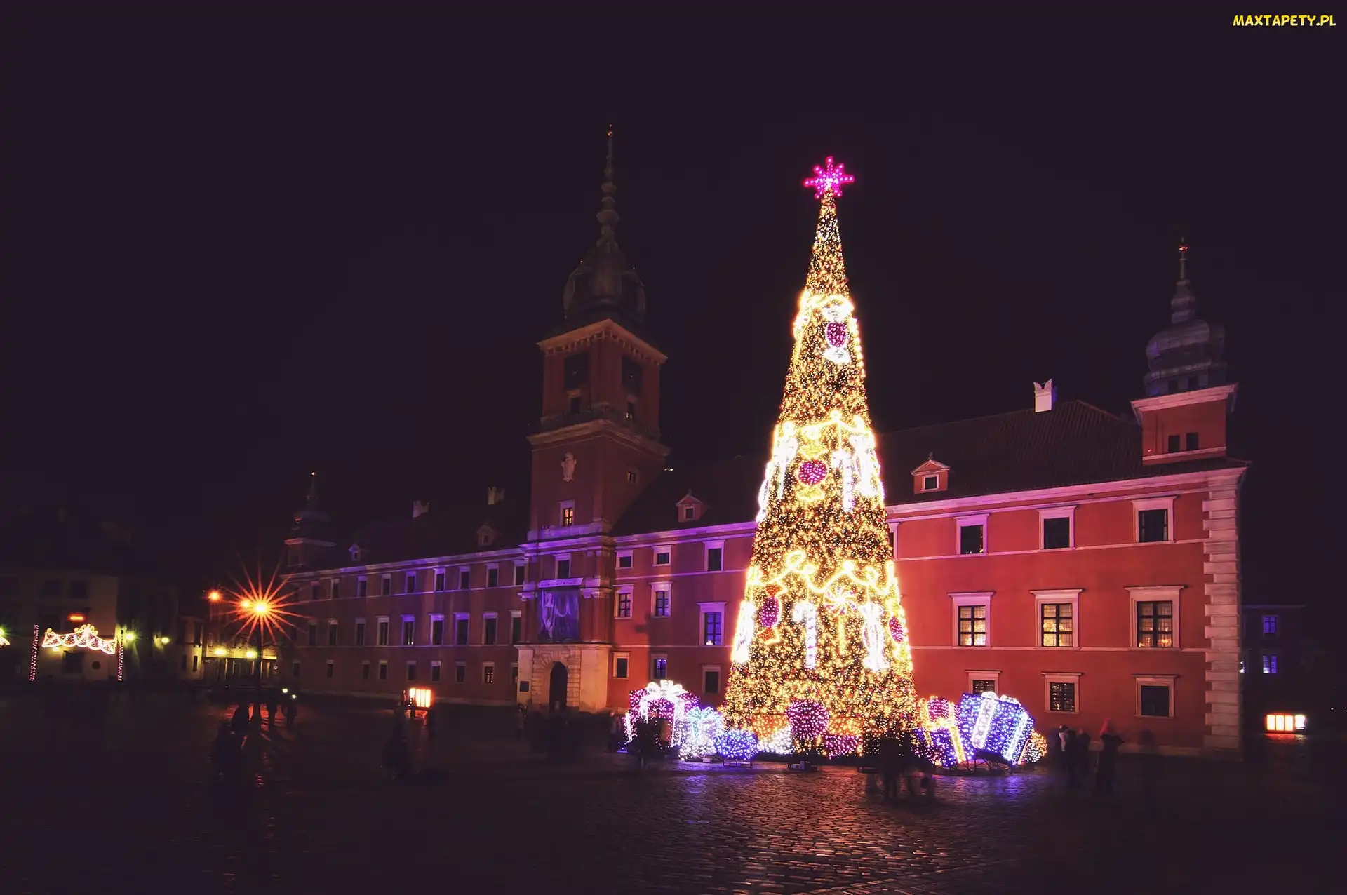 Polska, Choinka, Zamek Królewski w Warszawie, Boże Narodzenie, Warszawa