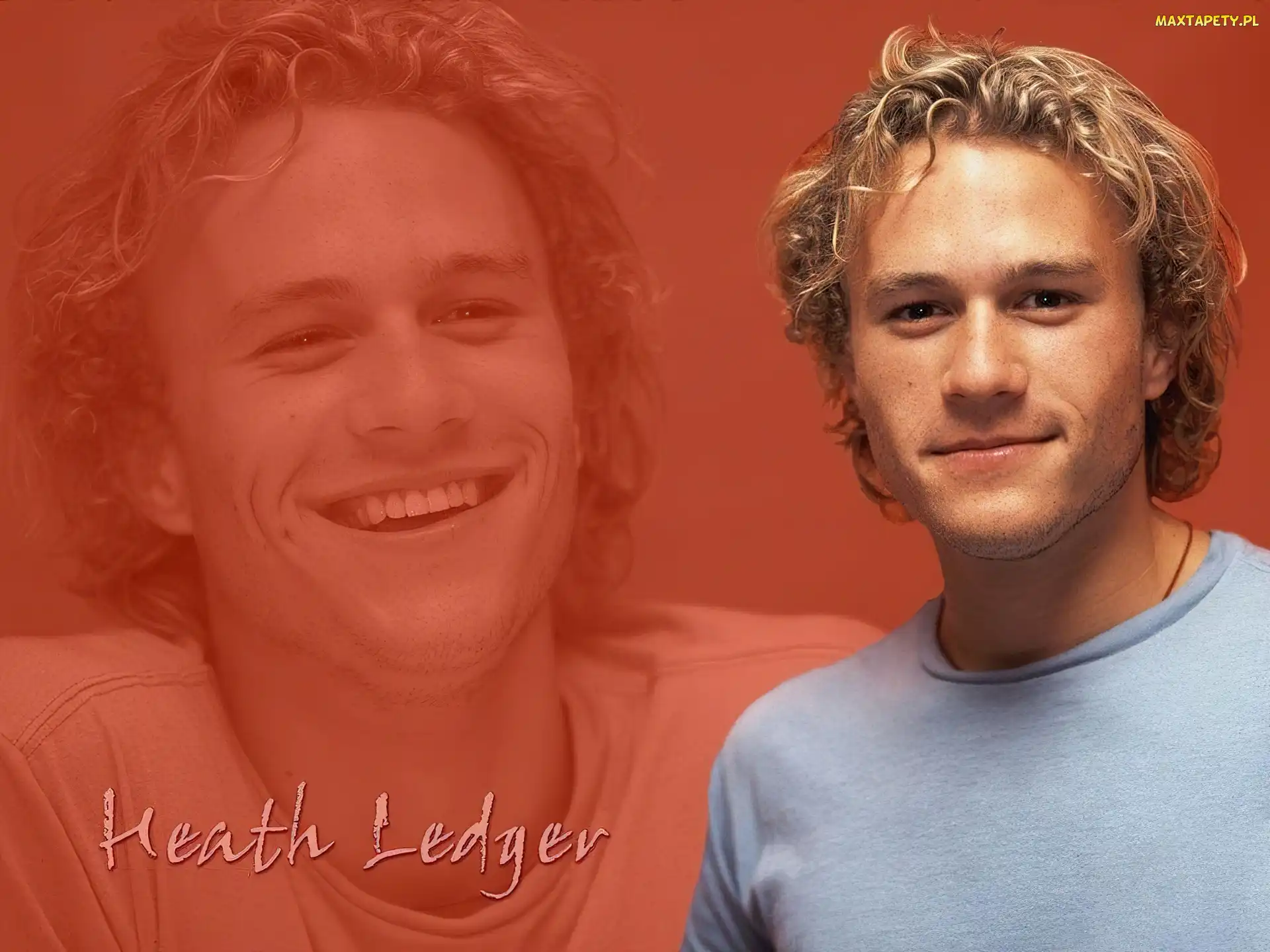 niebieski sweterek, Heath Ledger