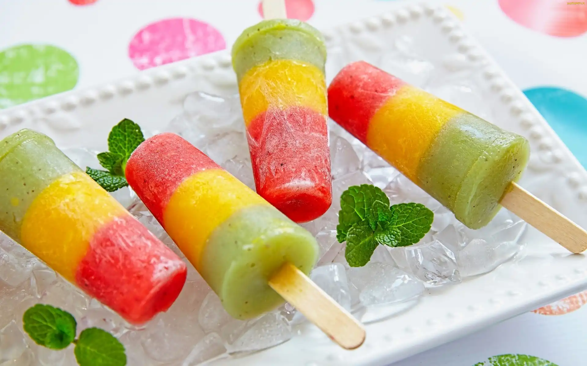 Lody, Owocowe, Kolorowe