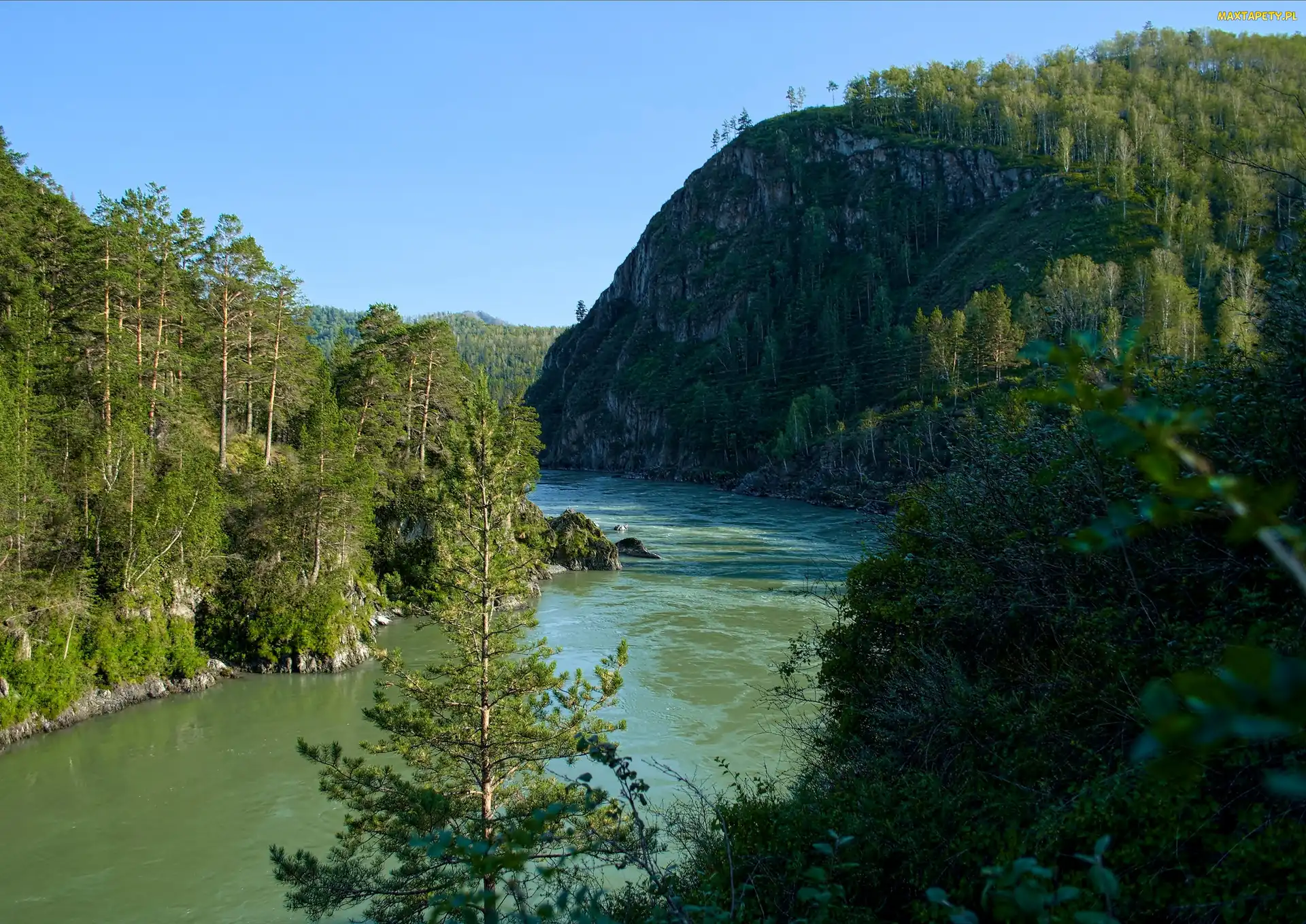 Góry, Las, Rzeka